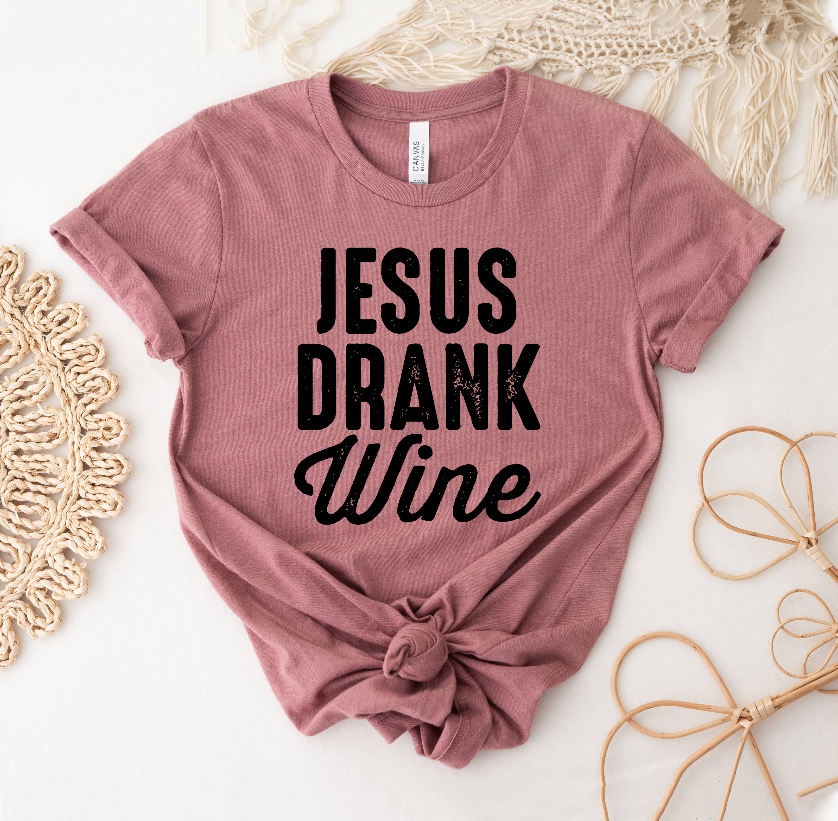 Jesus Drank Wine T-Shirt Hoodie, Sweatshirt | PodTeesHub.com