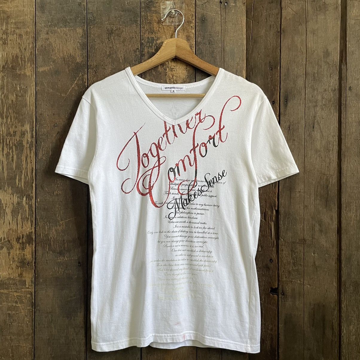 Semanticdesign Vintage Semantic Design Poem Punk Seditionaries Tee Shirt Hoodie, Sweatshirt | PodTeesHub.com