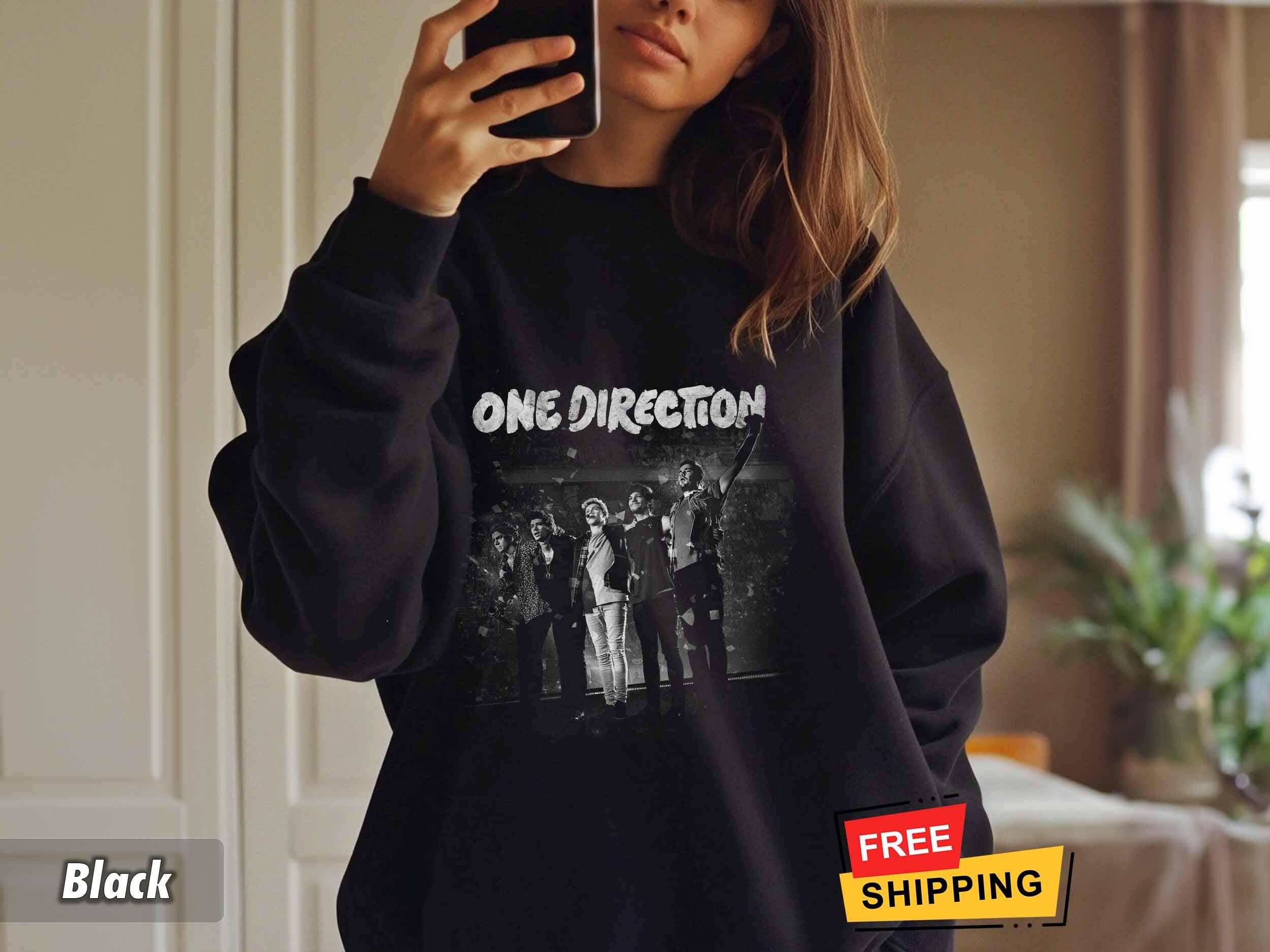 One Direction Graphic Sweatshirt - Retro Fan Band Gift T-Shirts, Hoodie | PodTeesHub.com