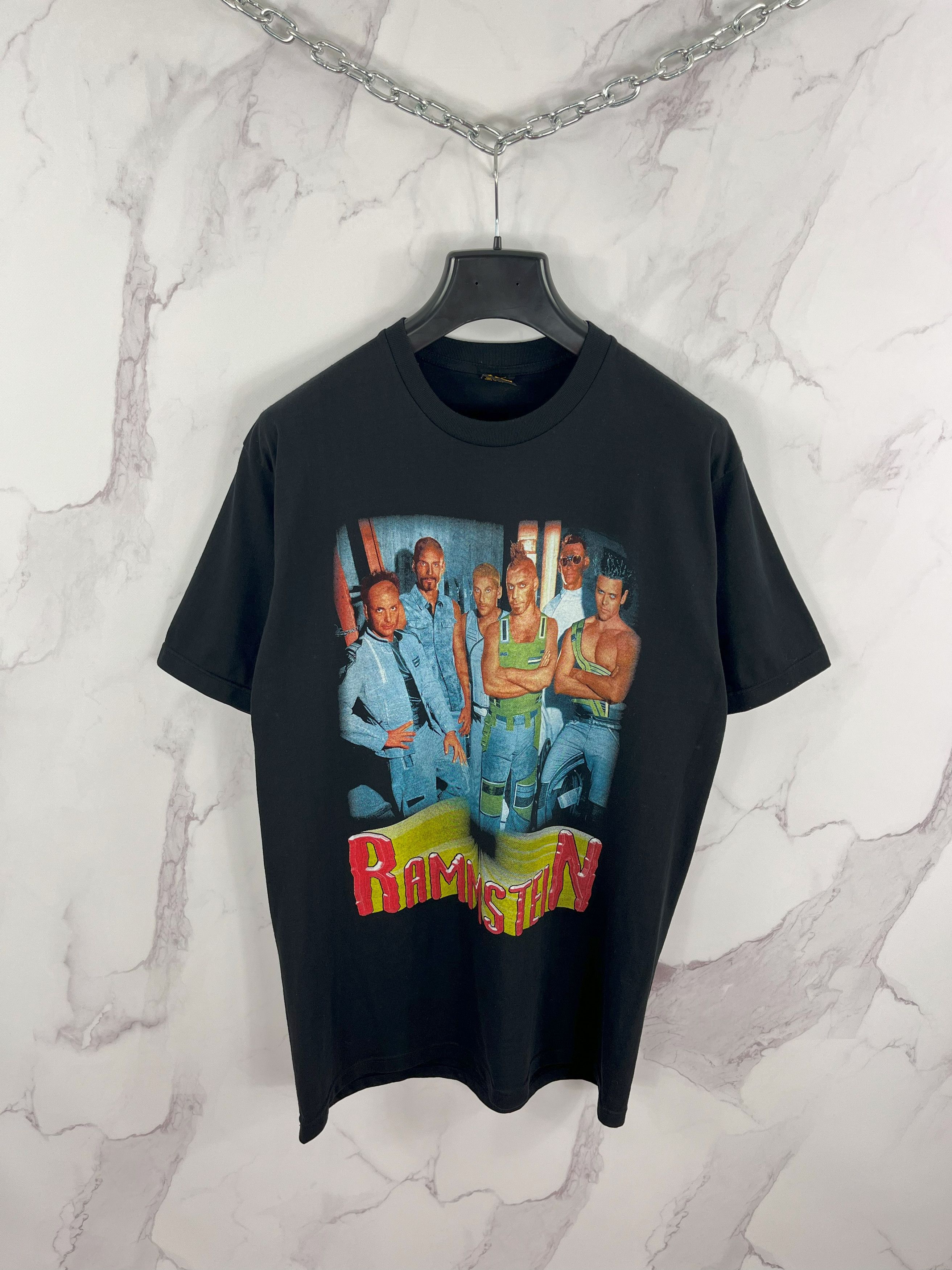 Band Tees Vintage Rammstein Big Double Side Logo T Shirt Size Xl Hoodie, Sweatshirt | PodTeesHub.com