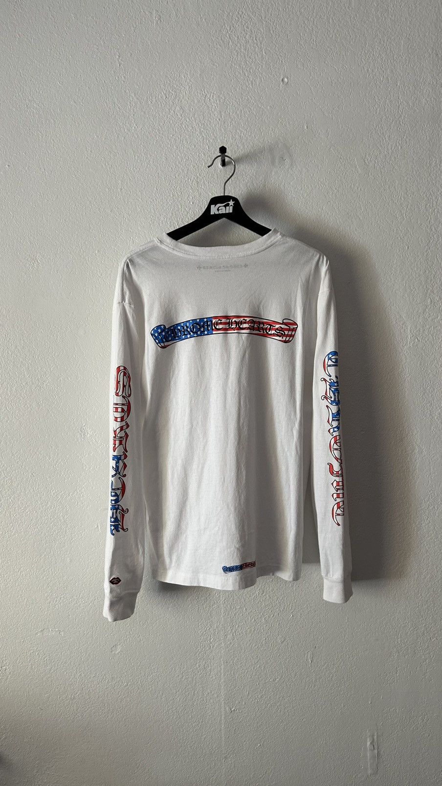 Hearts Chrome Hearts Usa Long Sleeve Tee Hoodie, Sweatshirt | PodTeesHub.com