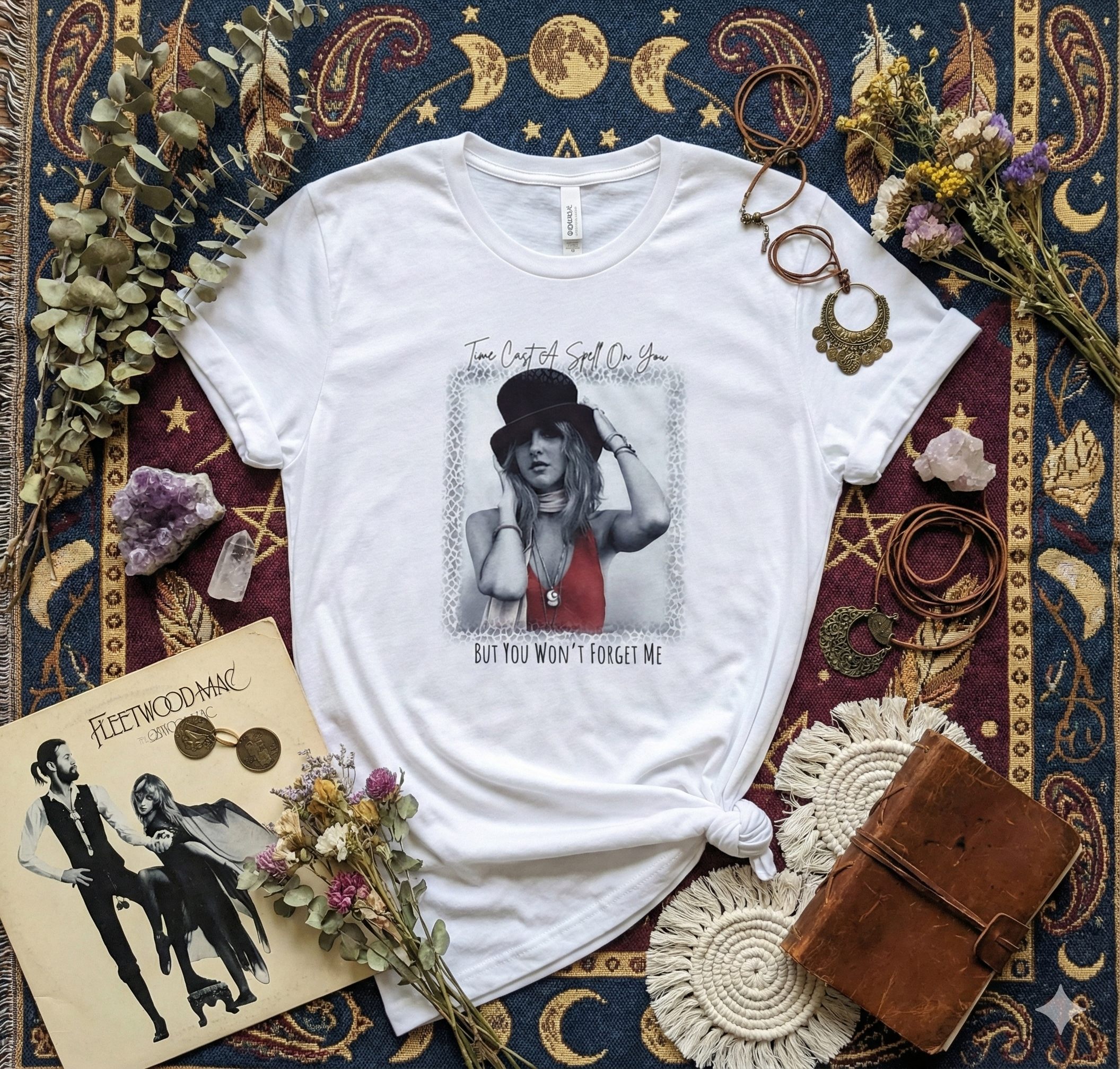 Retro Time Cast A Spell On You Stevie Graphic Tee Hoodie, Sweatshirt | PodTeesHub.com