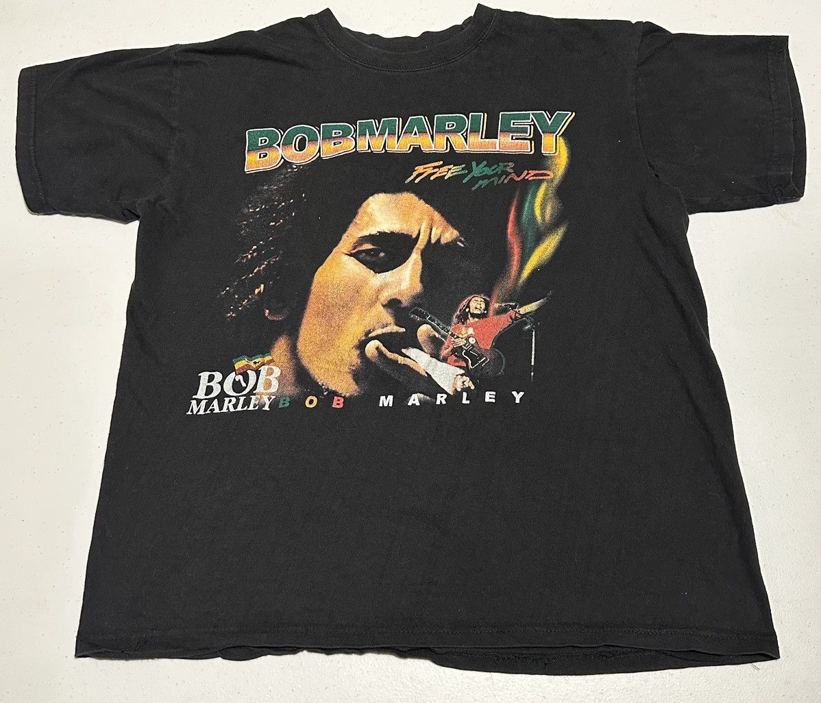 Rap Tees Vintage 90s Bob Marley Rap Tee Hoodie, Sweatshirt | PodTeesHub.com