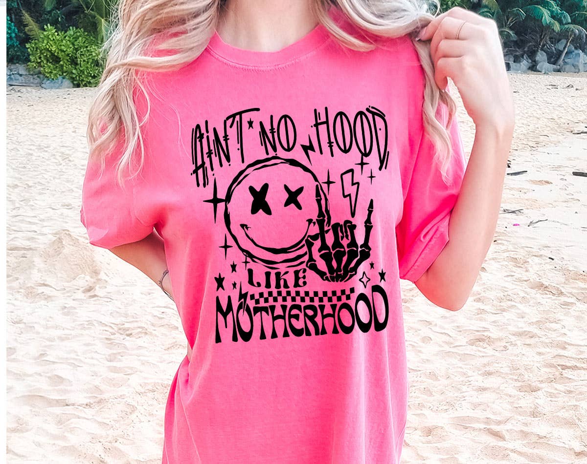 Ain't No Hood Like Motherhood 2024 - Funny Mom Cc Shirt Hoodie, Sweatshirt | PodTeesHub.com