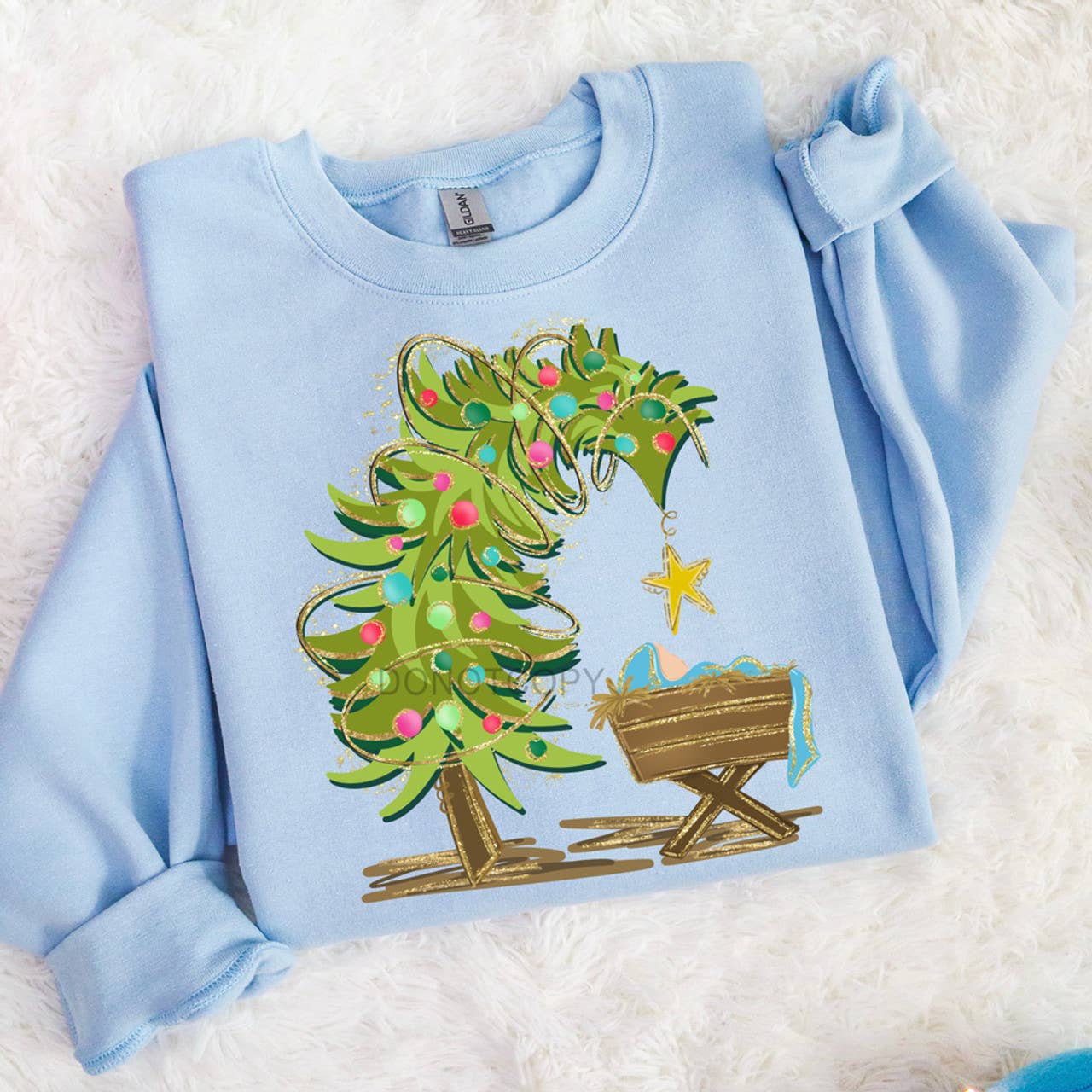 Leaning Tree & Manger Sweatshirt T-Shirts, Hoodie | PodTeesHub.com