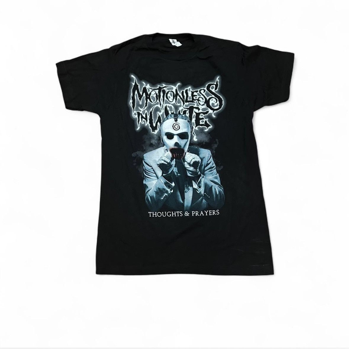 Othermmotionless In White “thoughts & Prayers” Graphic Tee – Black Hoodie, Sweatshirt | PodTeesHub.com