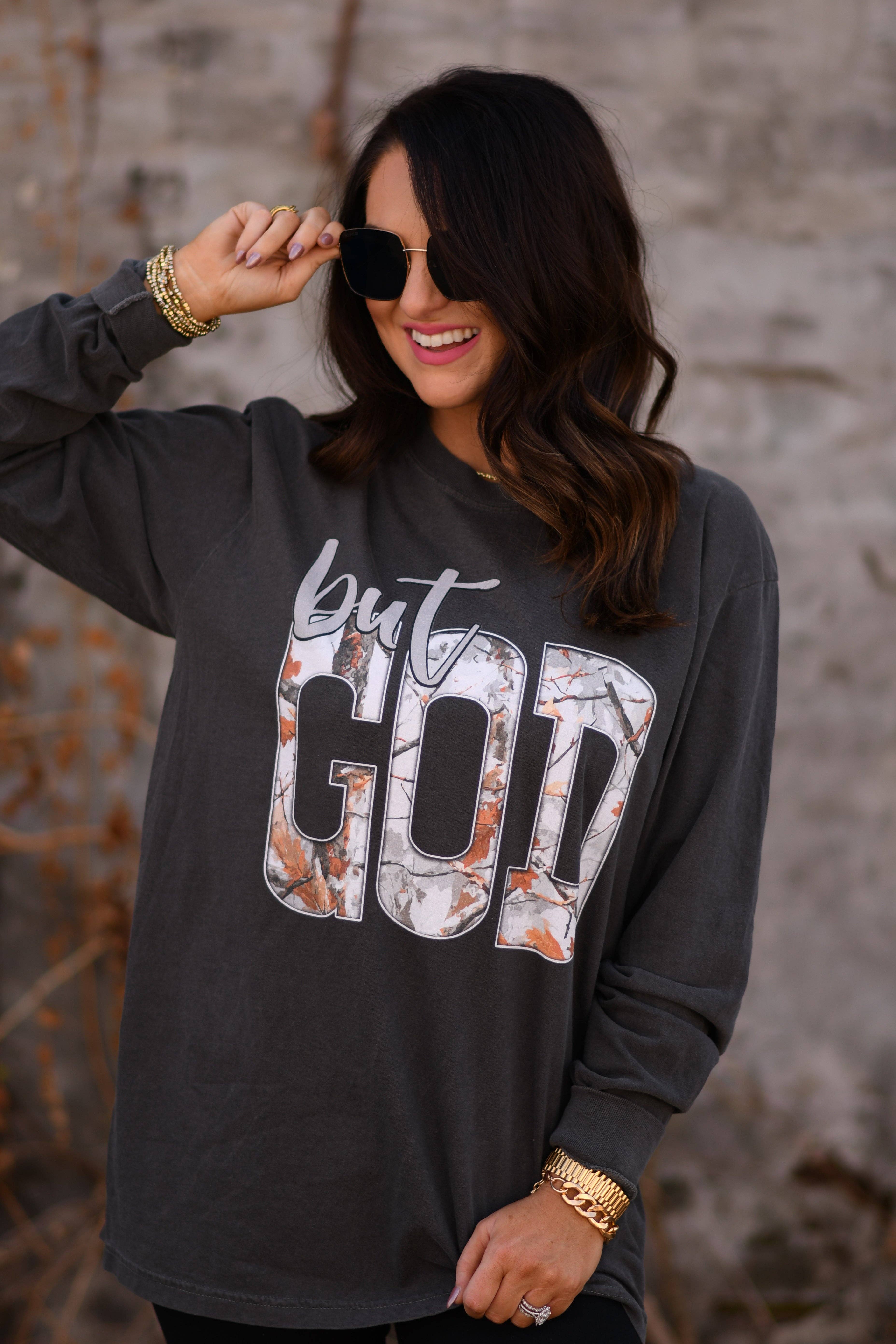 Camo But God Tee / Long Sleeve Hoodie, Sweatshirt | PodTeesHub.com