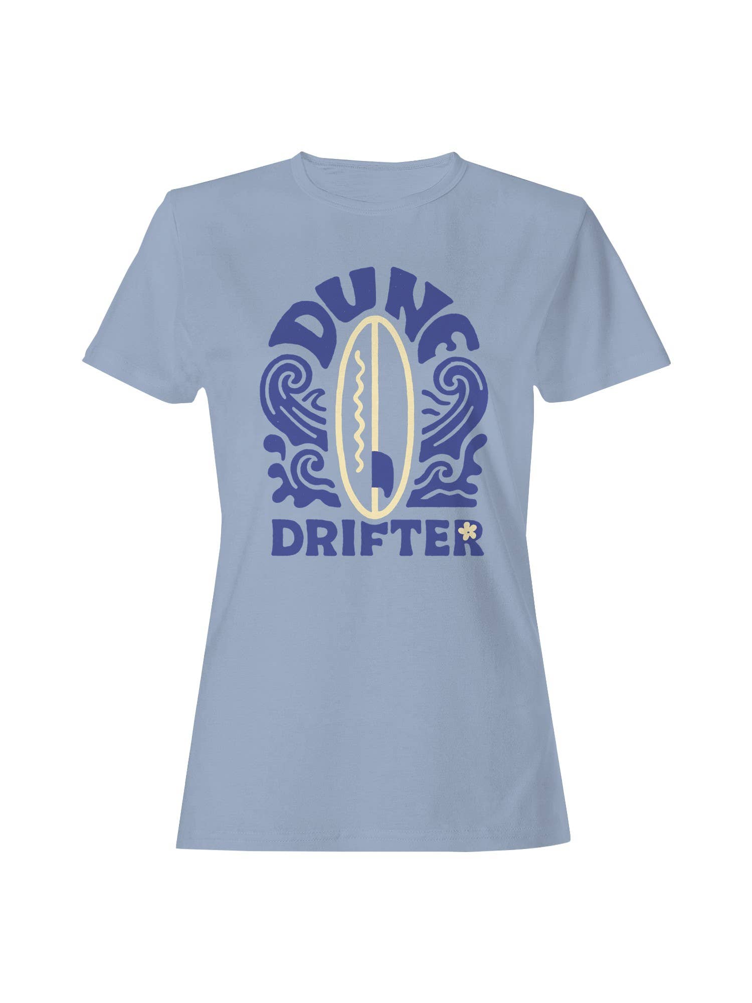 Dune Drifter Surfboard Waves Design Women's T-Shirt Hoodie, Sweatshirt | PodTeesHub.com