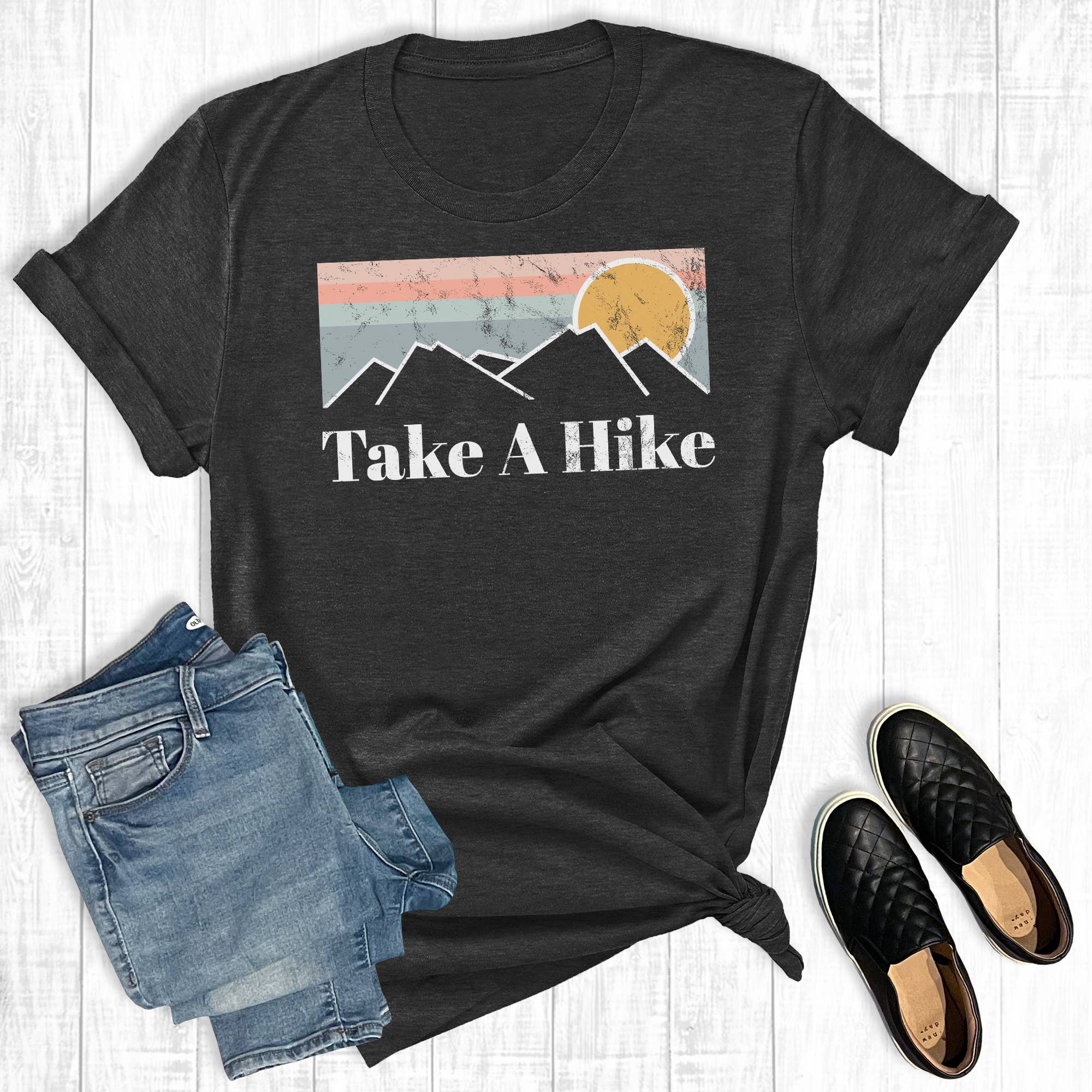 Summer Vacation Take A Hike Graphic Tee Hoodie, Sweatshirt | PodTeesHub.com