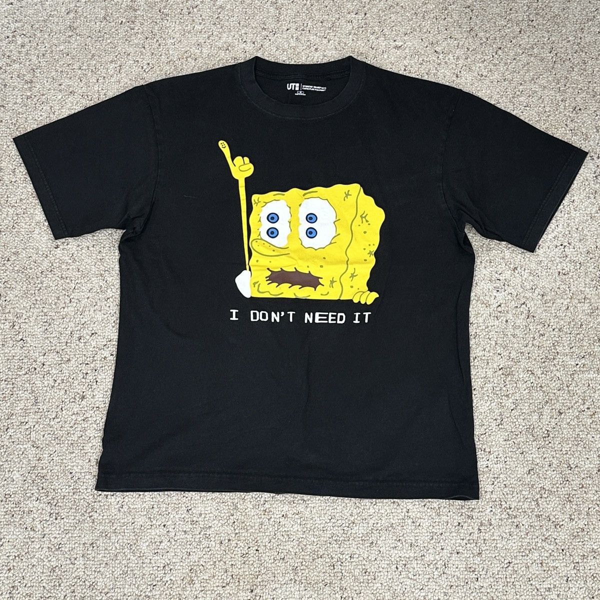 Uniqlo Cpfm Spongebob Tee Hoodie, Sweatshirt | PodTeesHub.com