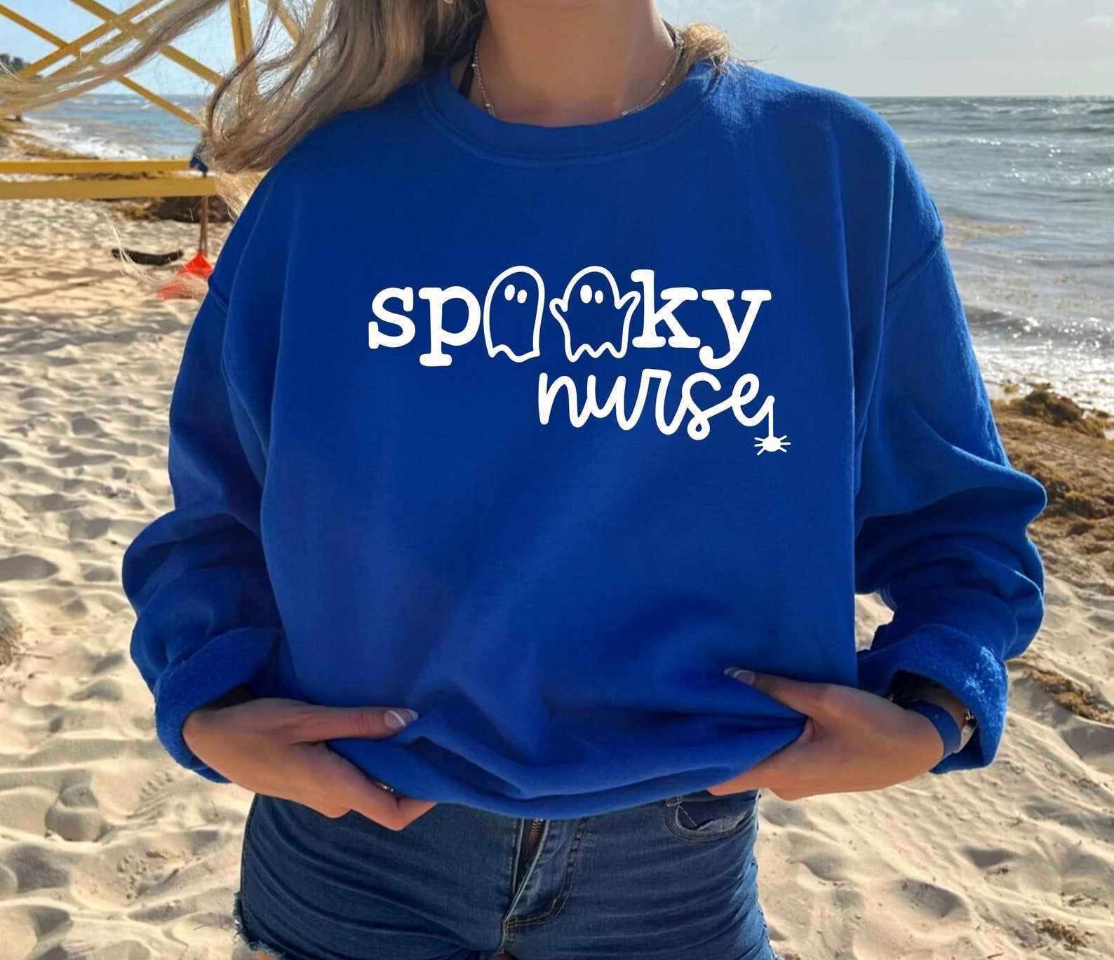 Spooky Nurse Sweatshirt T-Shirts, Hoodie | PodTeesHub.com