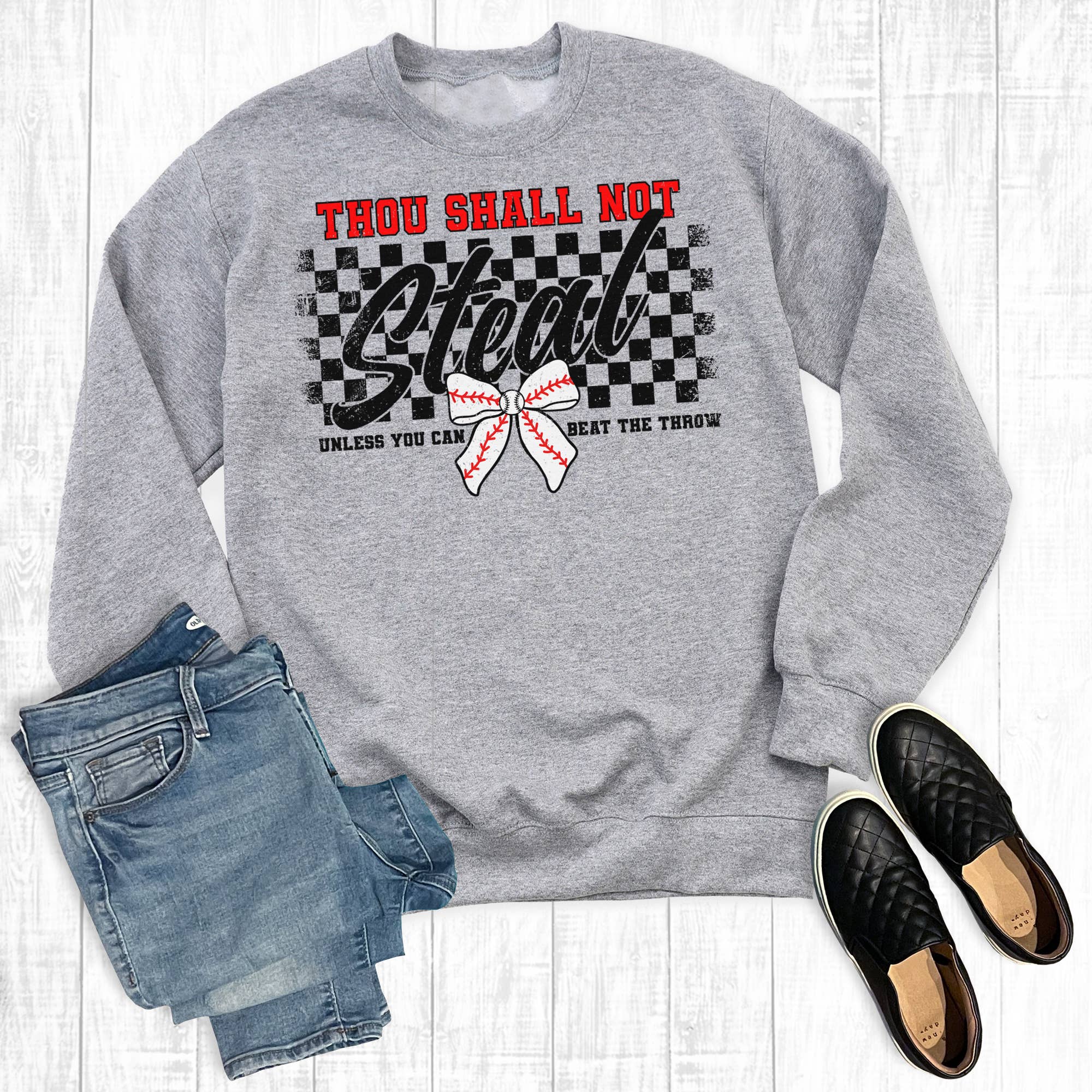 Baseball Thou Shall Not Steal Sweatshirt T-Shirts, Hoodie | PodTeesHub.com