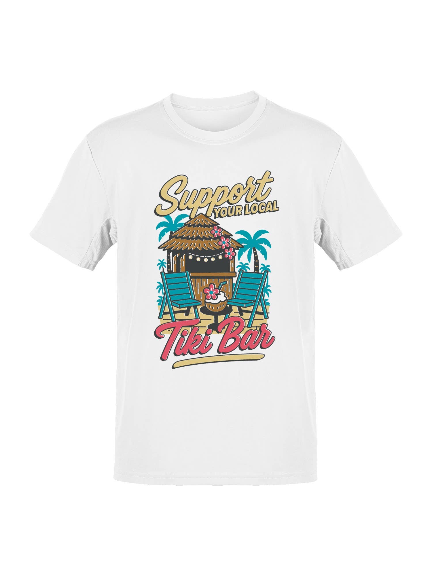 Support Your Local Tiki Bar Men's T-Shirt Hoodie, Sweatshirt | PodTeesHub.com