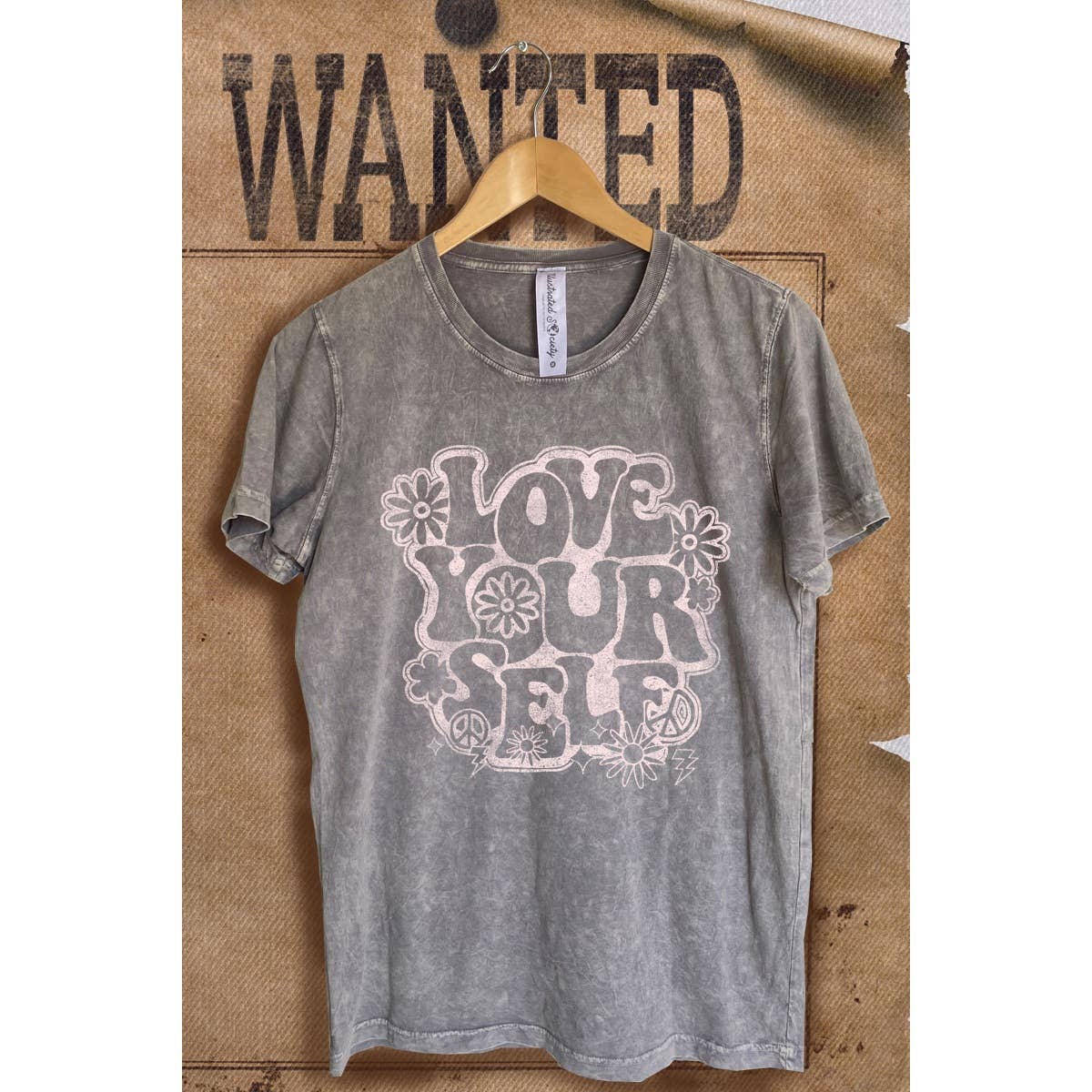 Love Yourself Wash Vintage  Graphic  Tee Hoodie, Sweatshirt | PodTeesHub.com