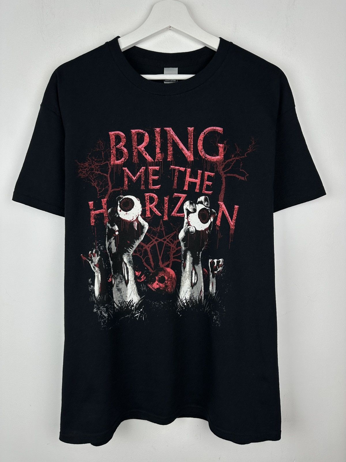 Band Tees Bring Me The Horizon Graveyard Eyes Rock Band T Shirt Tee Hoodie, Sweatshirt | PodTeesHub.com