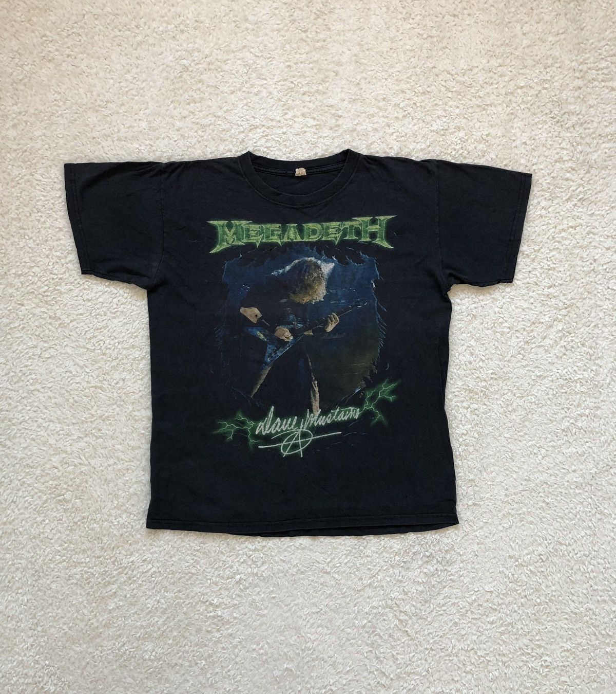 Vintage Tshirt Meeadeth Dave Mustaine Vintage 90 S Hoodie, Sweatshirt | PodTeesHub.com