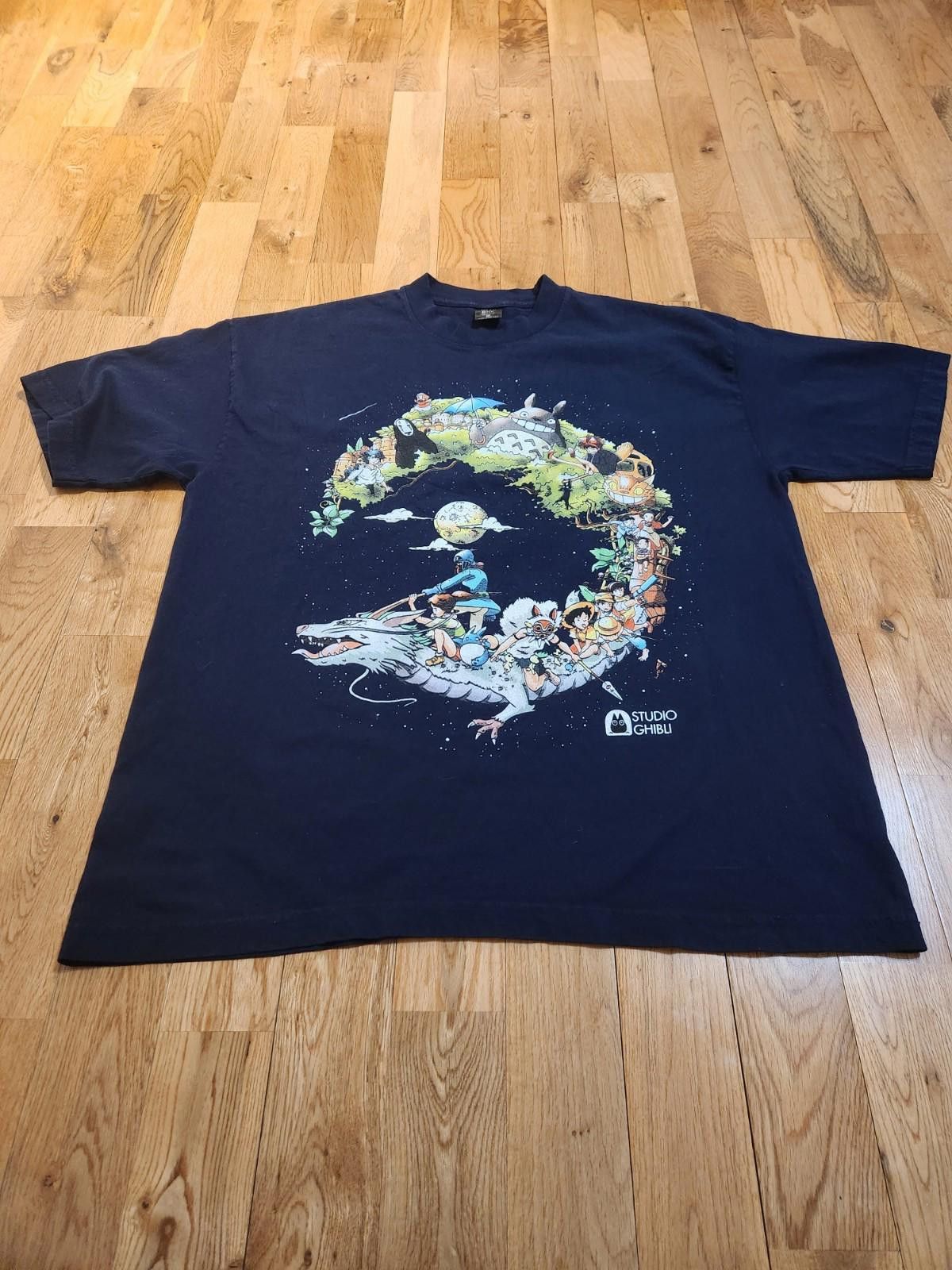 Unbranded Brand Rare Studio Ghibli Aftrdrk Shirt Navy S Large T-Shirts, Hoodie, Sweatshirt