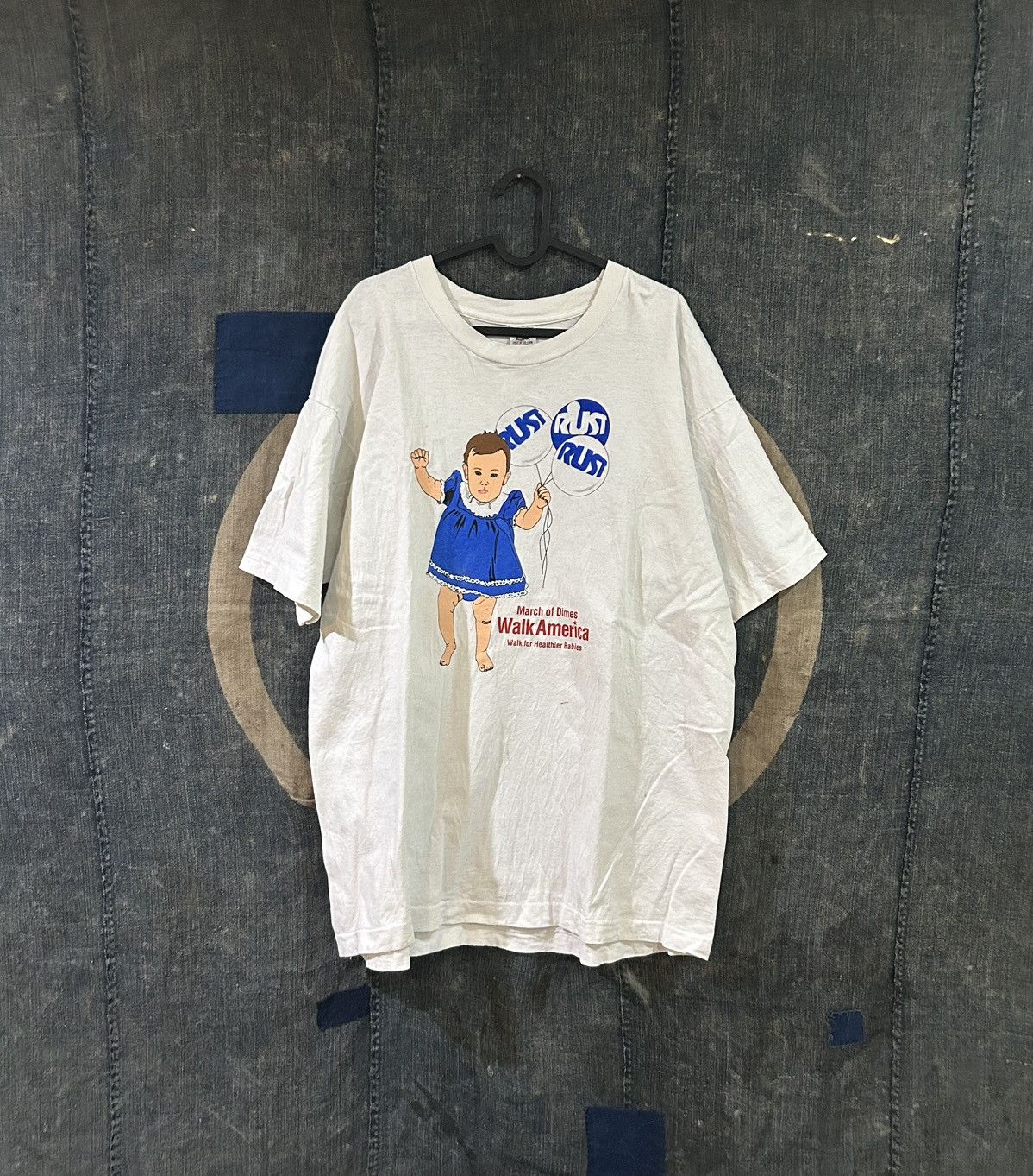 Vintage 90s Graphic Tee March Of Dimes Baby Hoodie, Sweatshirt | PodTeesHub.com
