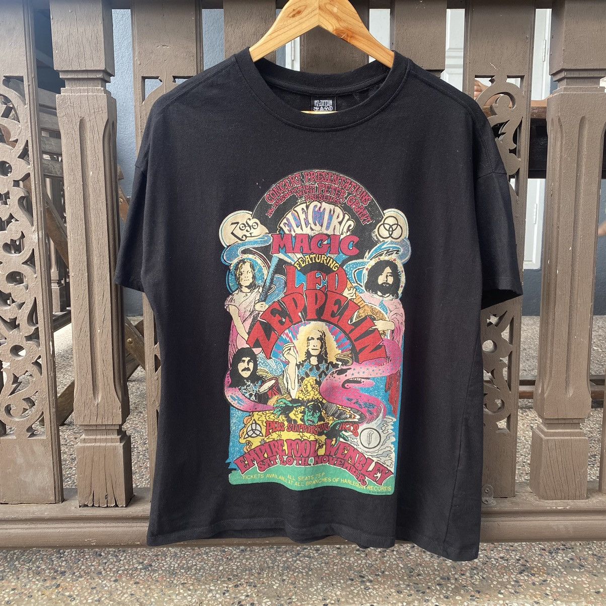 Zeppelin Led Zeppelin Electric Magic Band Tshirt Hoodie, Sweatshirt | PodTeesHub.com