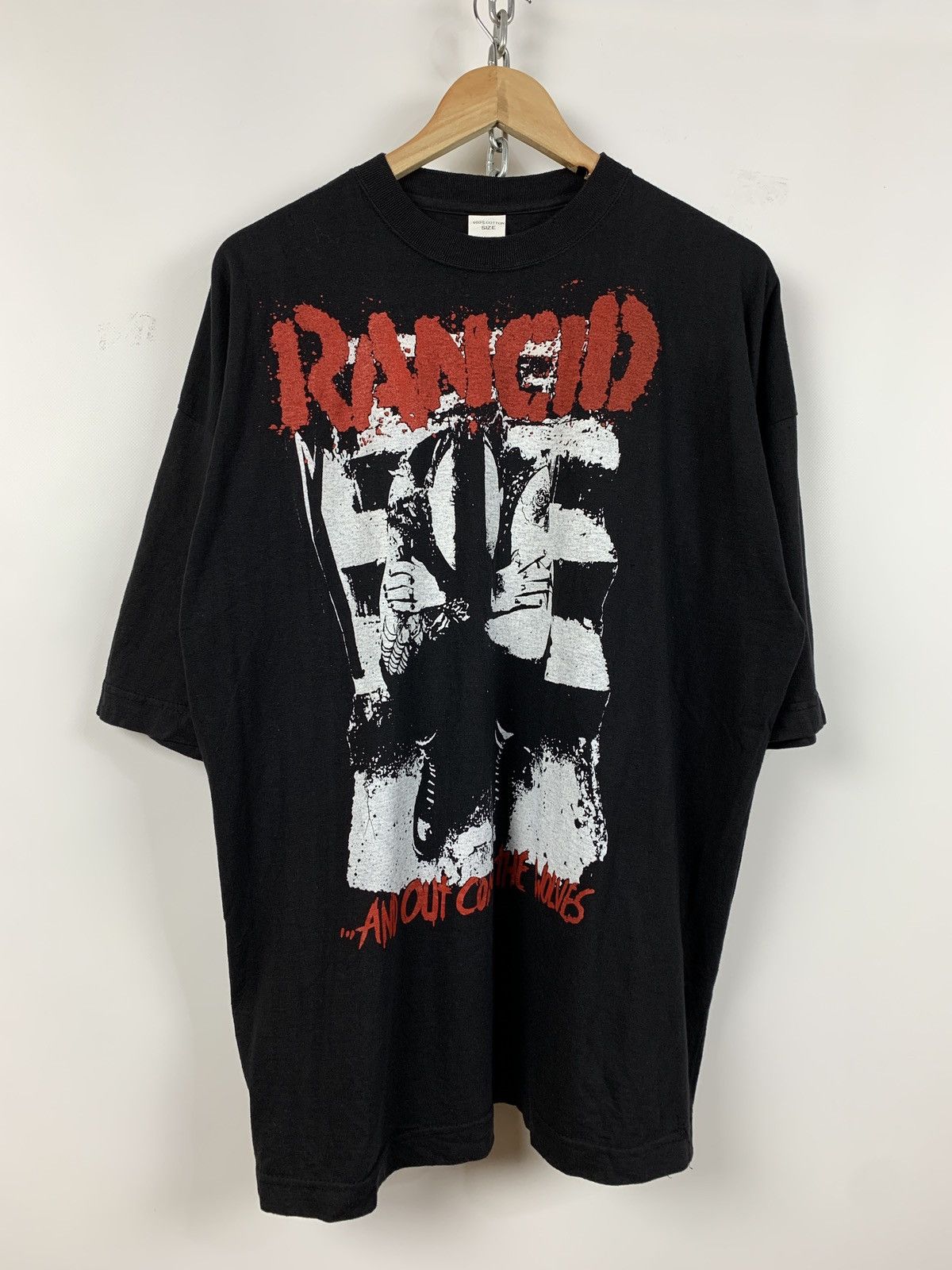 Band Tees Vintage Rancid And Out Come The Wolves Black Band T Shirt Hoodie, Sweatshirt | PodTeesHub.com