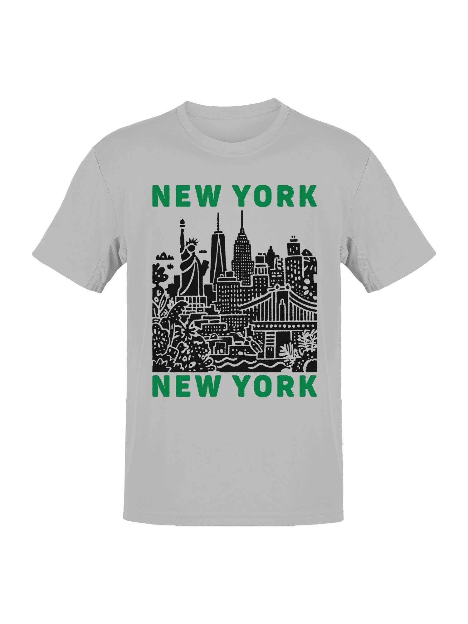 New York Skyline Art Print Men's T-Shirt Hoodie, Sweatshirt | PodTeesHub.com