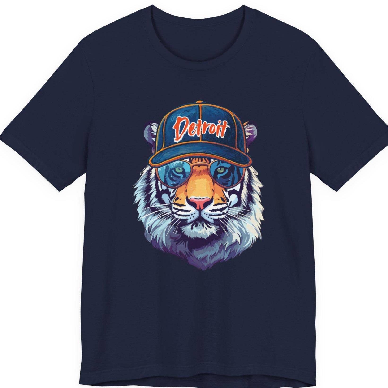 Detroit Baseball Fan T-Shirt Trendy Tiger Tee Hoodie, Sweatshirt | PodTeesHub.com