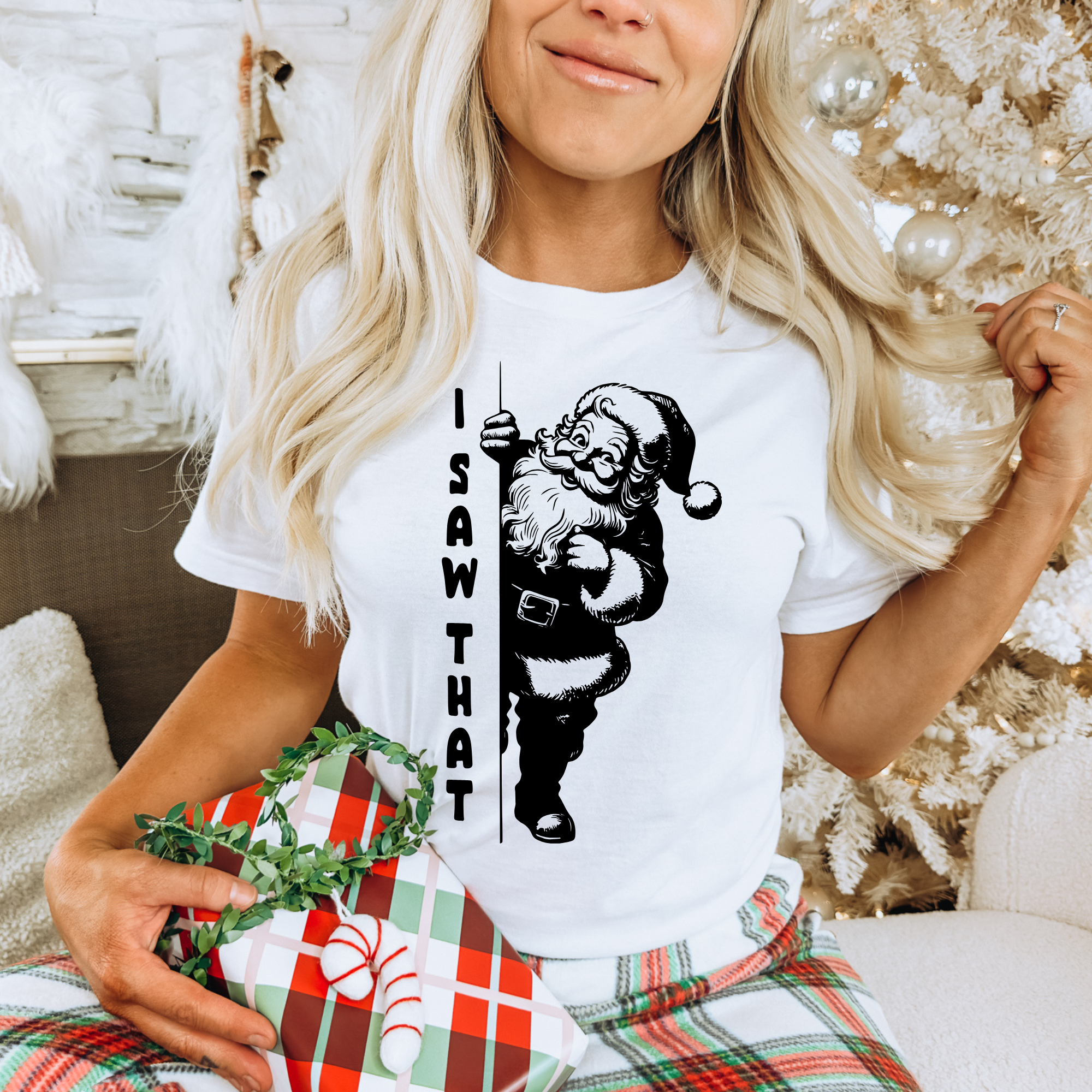 I Saw That Santa Tshirt 305 Hoodie, Sweatshirt | PodTeesHub.com