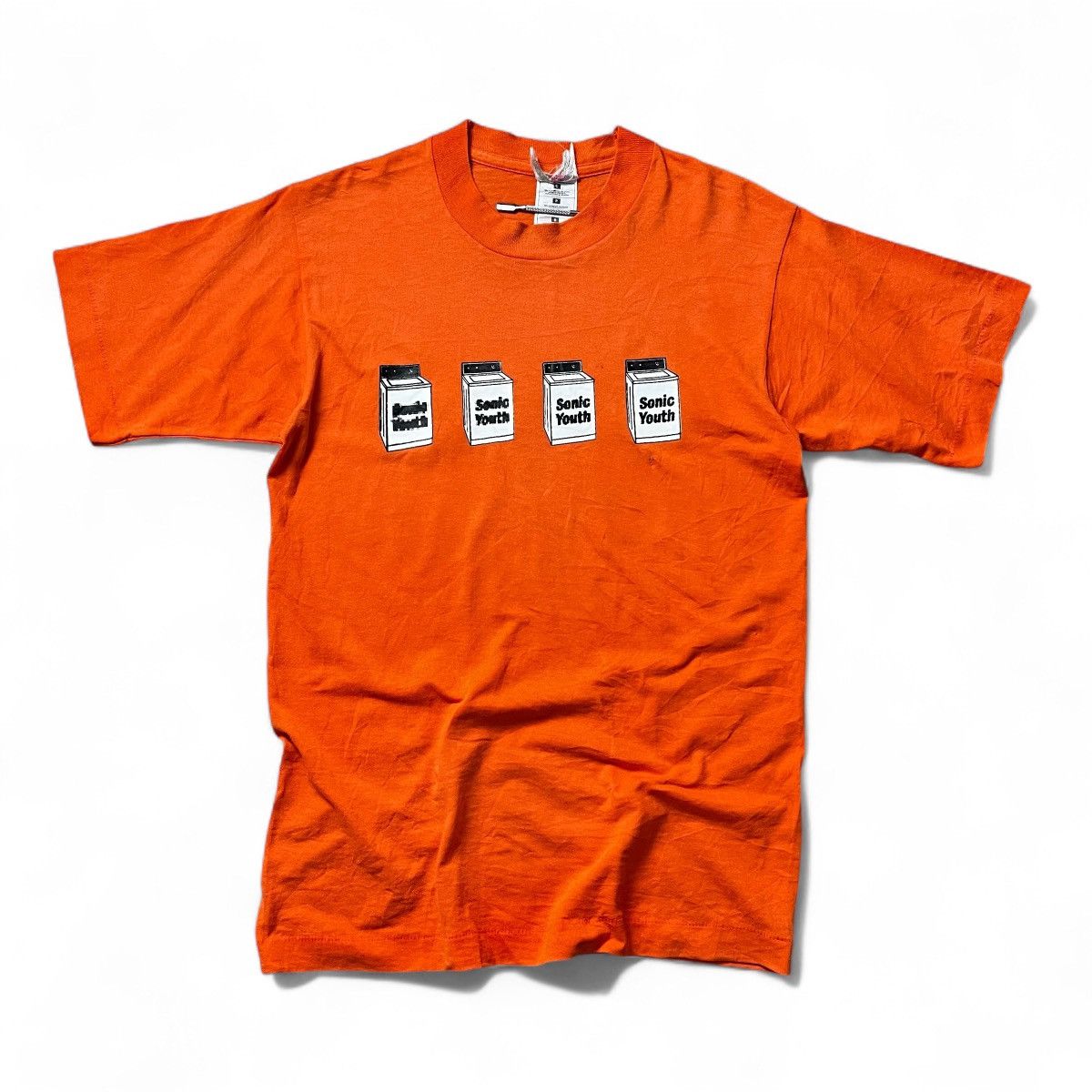 Band Tees Mega Rare 90s Sonic Youth 4 Washing Machine Motion Tshirt Hoodie, Sweatshirt | PodTeesHub.com