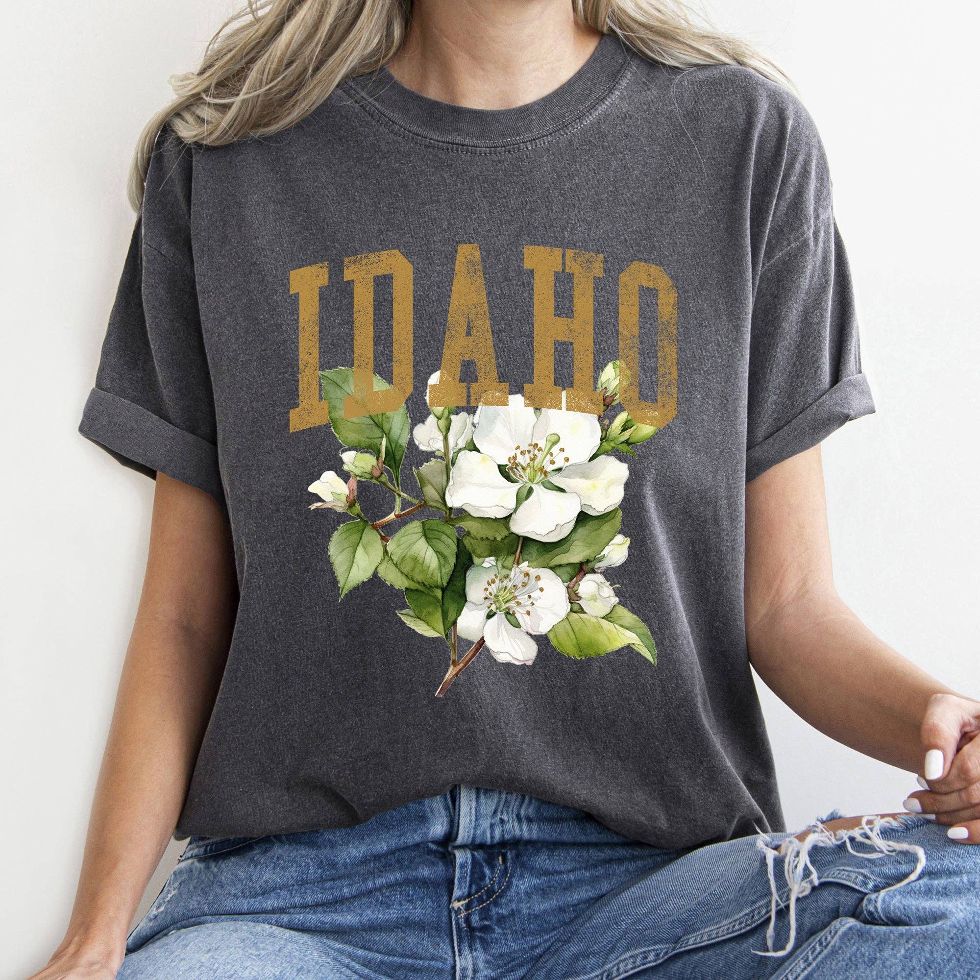 Idaho State Flower T-Shirt Hoodie, Sweatshirt | PodTeesHub.com