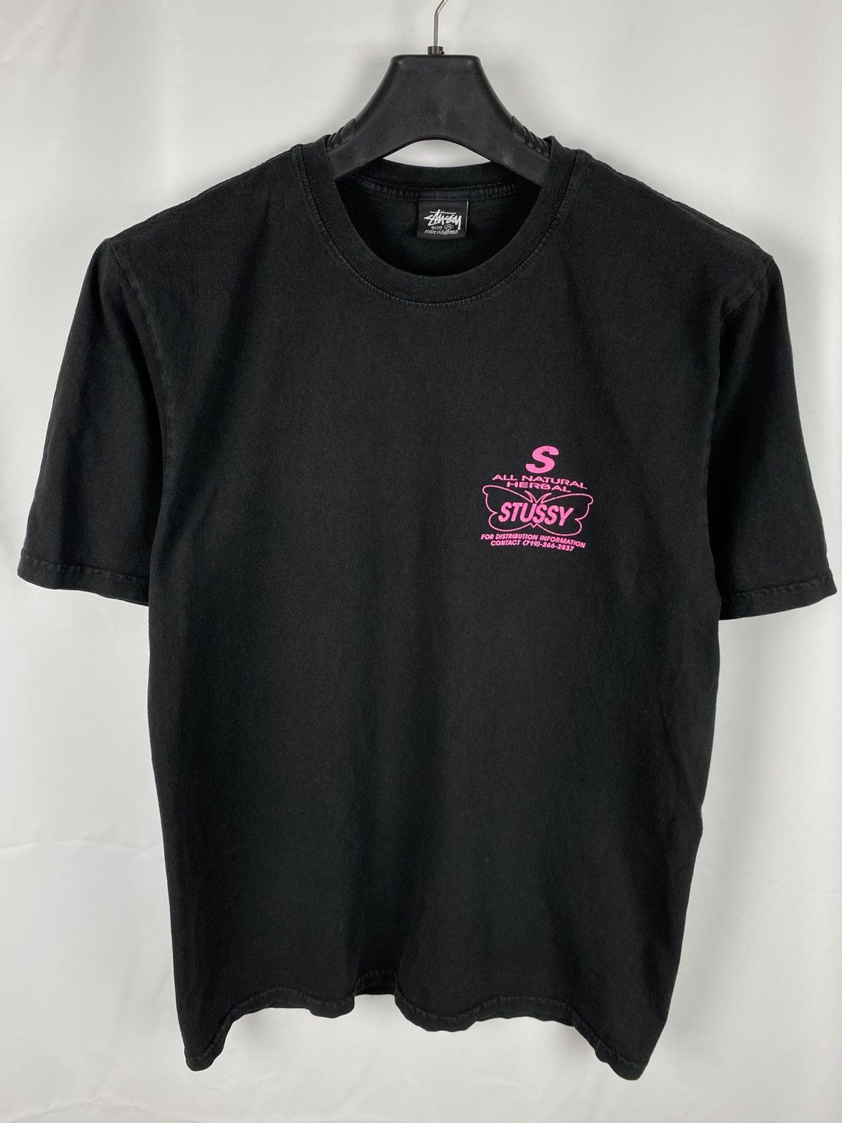 Stussy All Natural Herbal Printed Tee T Shirt Men Size M Hoodie, Sweatshirt | PodTeesHub.com