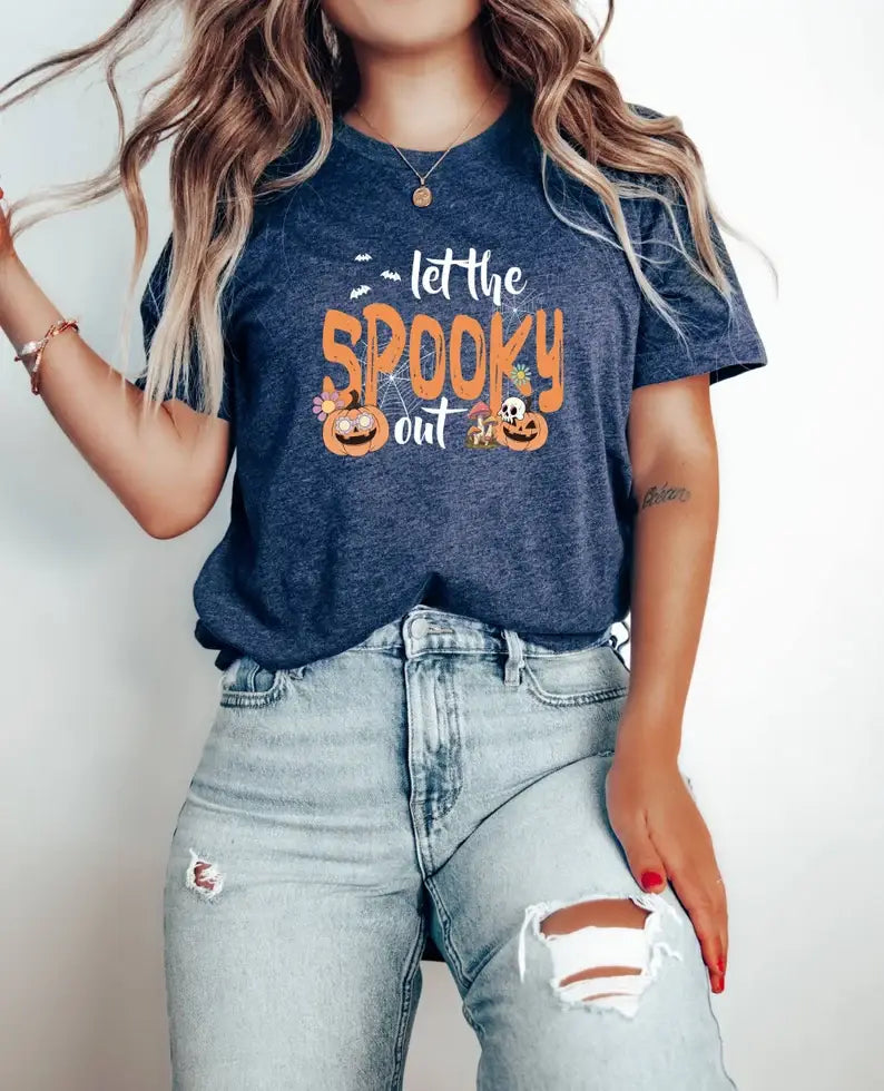 Let the Spooky Out T-Shirt Hoodie, Sweatshirt | PodTeesHub.com