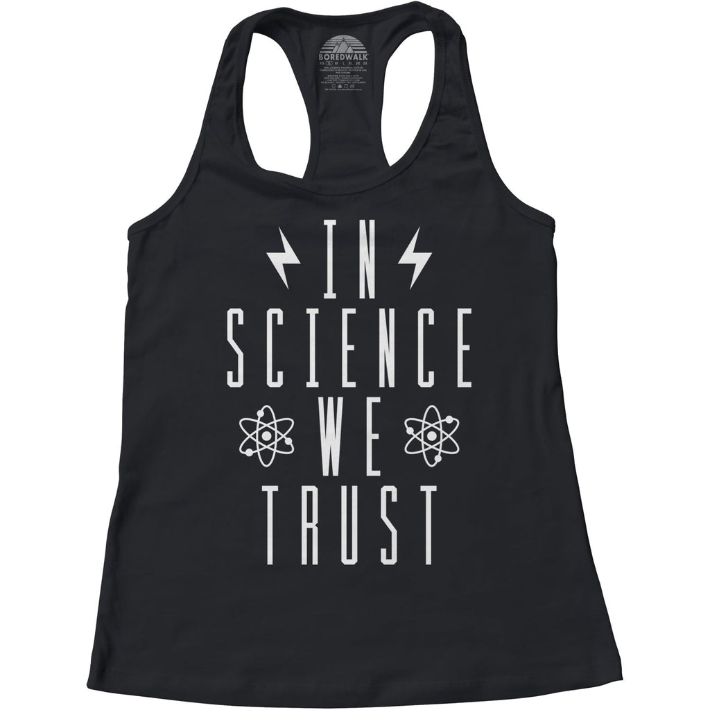 Women's In Science We Trust Racerback Tank Top