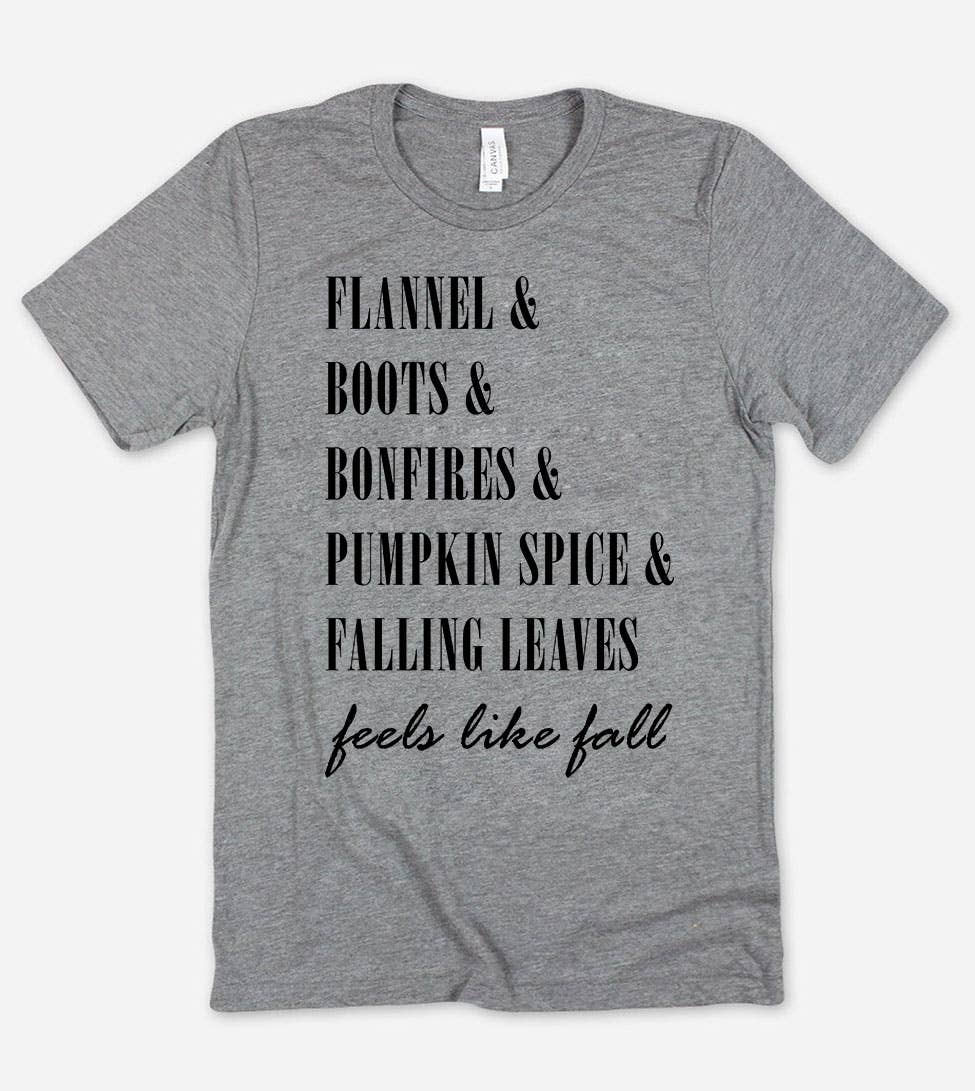 Flannel Boots Bonfires Pumpkin Leaves - Fall Autumn T-Shirt Hoodie, Sweatshirt | PodTeesHub.com