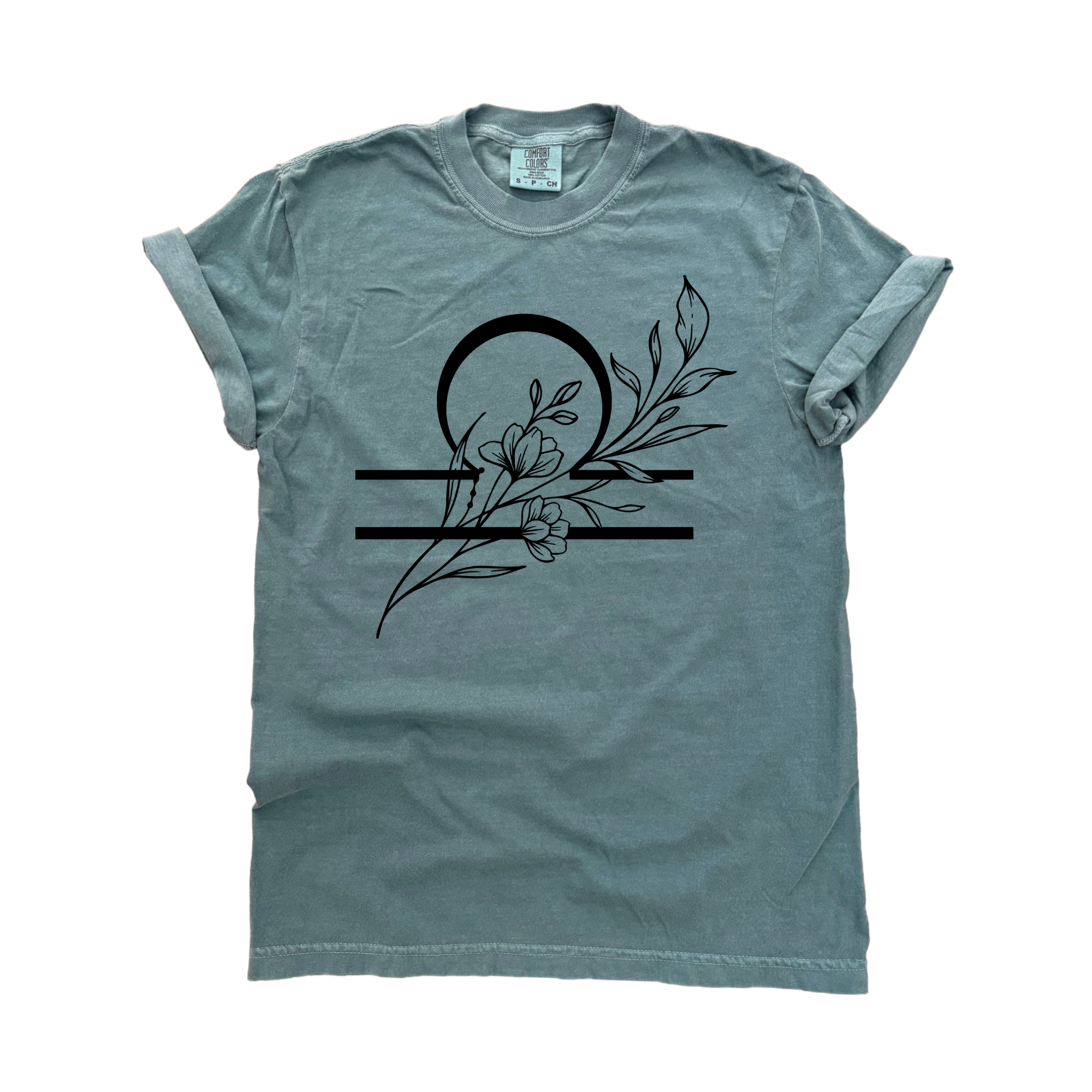 Libra – Floral Zodiac Tee Hoodie, Sweatshirt | PodTeesHub.com
