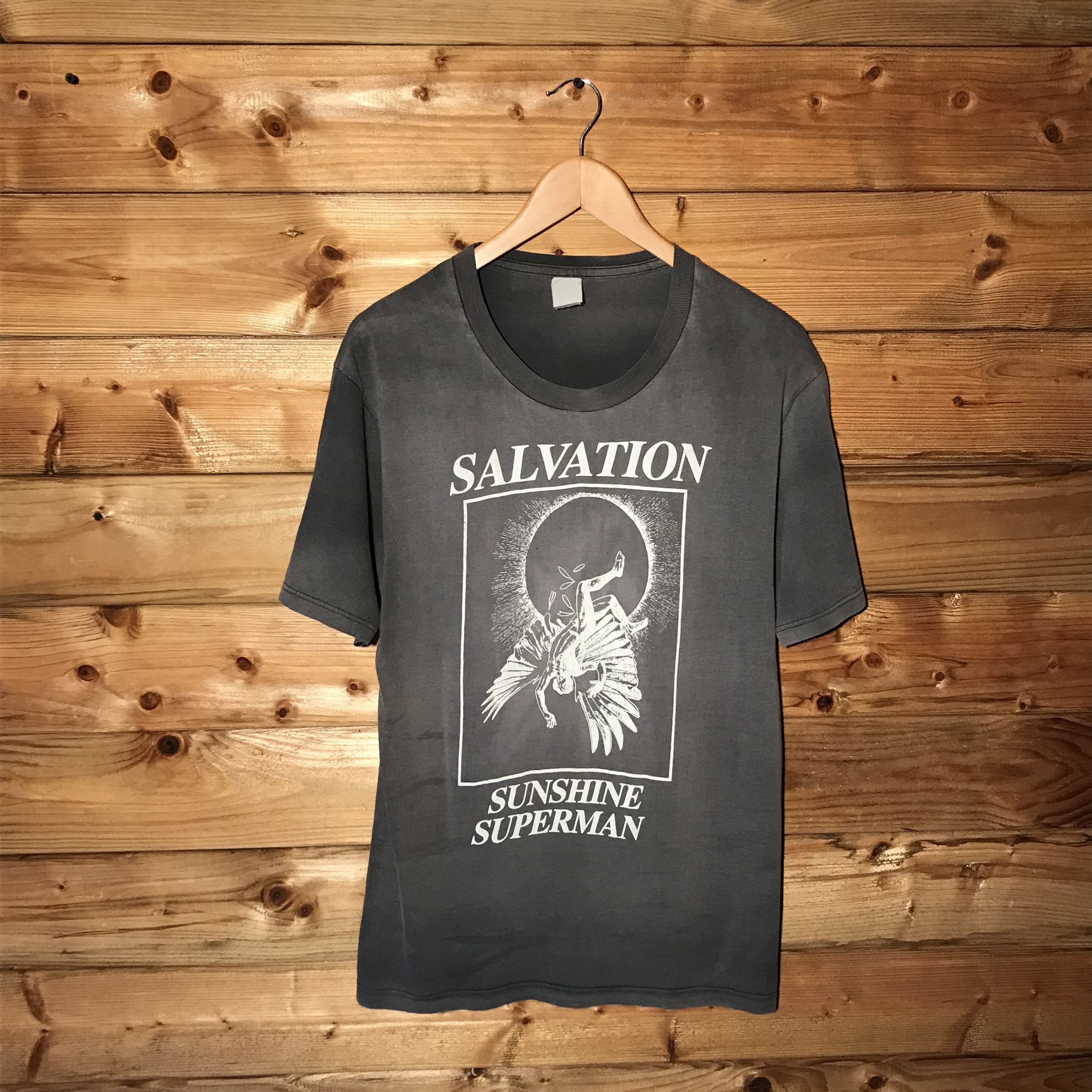 Vintage 90s Salvation Sunshine Superman Band Concert T Shirt Hoodie, Sweatshirt | PodTeesHub.com