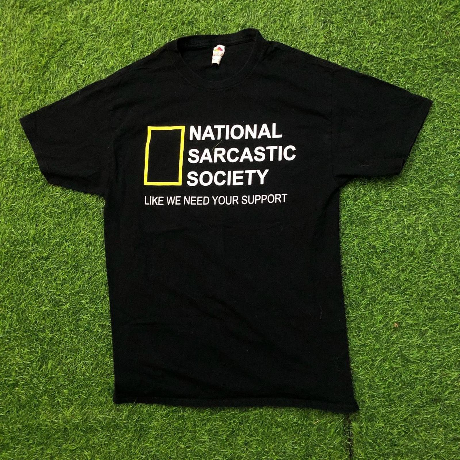 Other Black National Sarcastic Society Graphic Funny Tee Hoodie, Sweatshirt | PodTeesHub.com