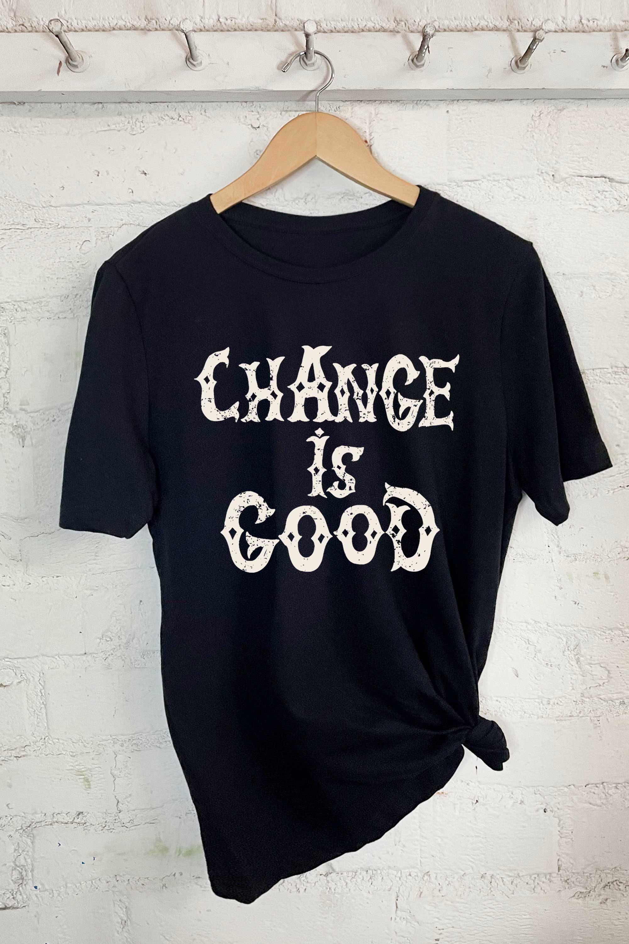 Change Is Good-Oversized Tee Hoodie, Sweatshirt | PodTeesHub.com