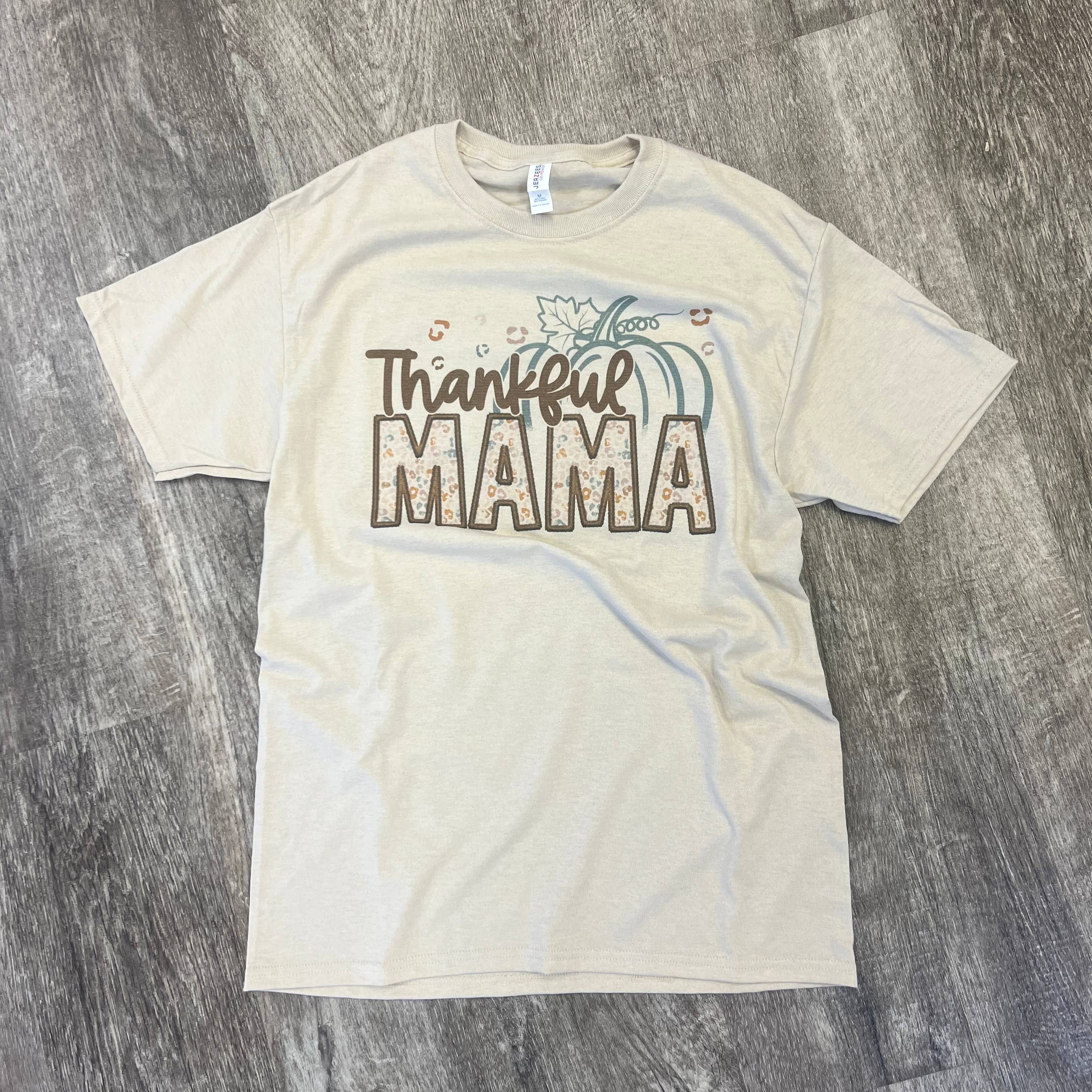 Thankful Mama On Sand Tee Hoodie, Sweatshirt | PodTeesHub.com