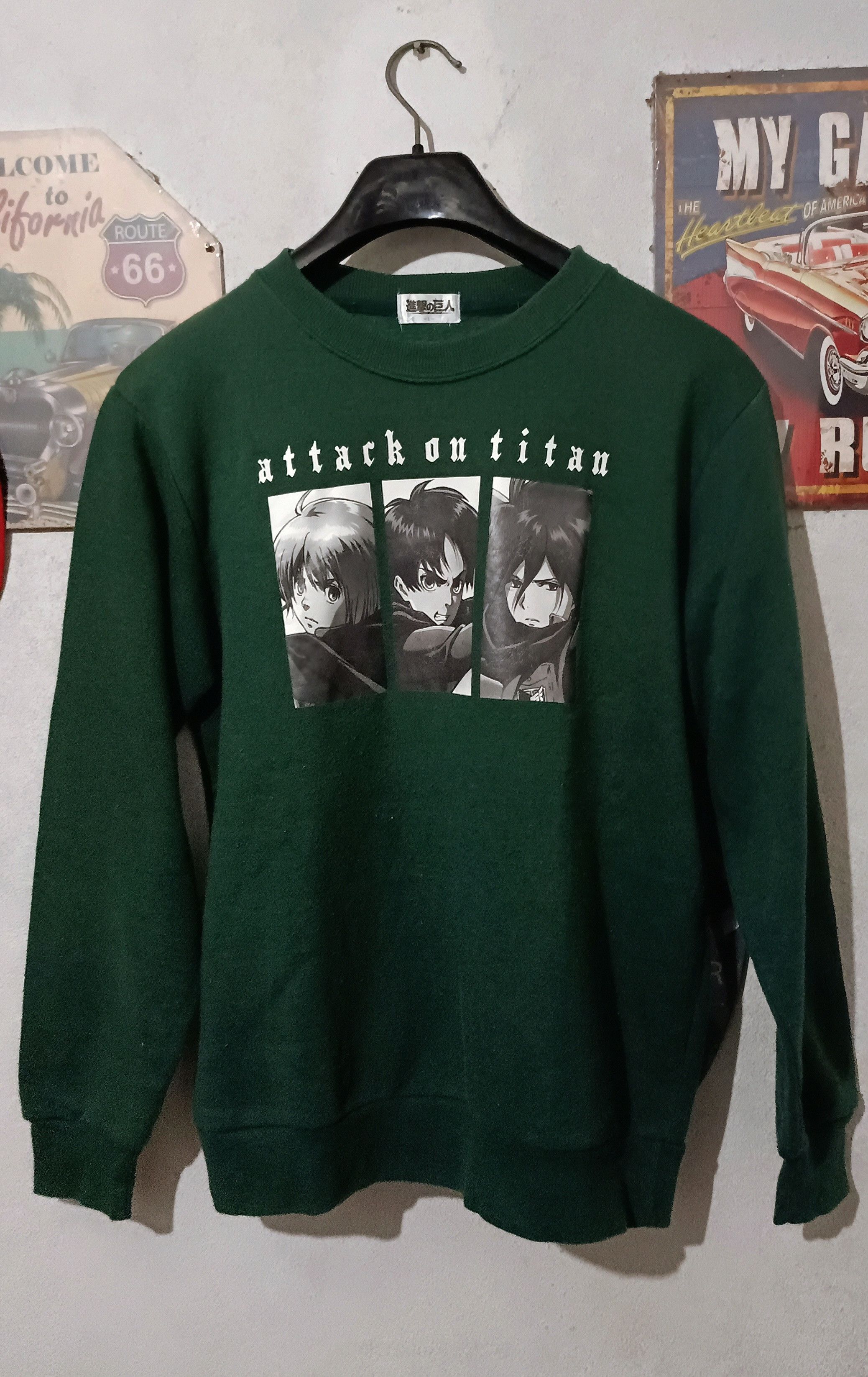 Japanese Brand X Vintage Rare Vintage Anime Attack On The Titans T-Shirts, Hoodie, Sweatshirt | PodTeesHub.com
