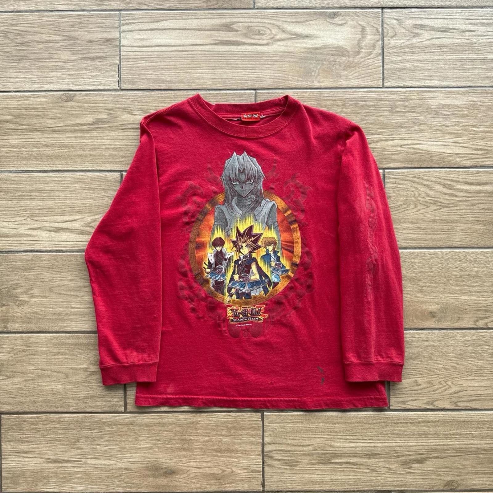 Other Y2k Yu Gi Oh Red Long Sleeve Shirt Hoodie, Sweatshirt | PodTeesHub.com