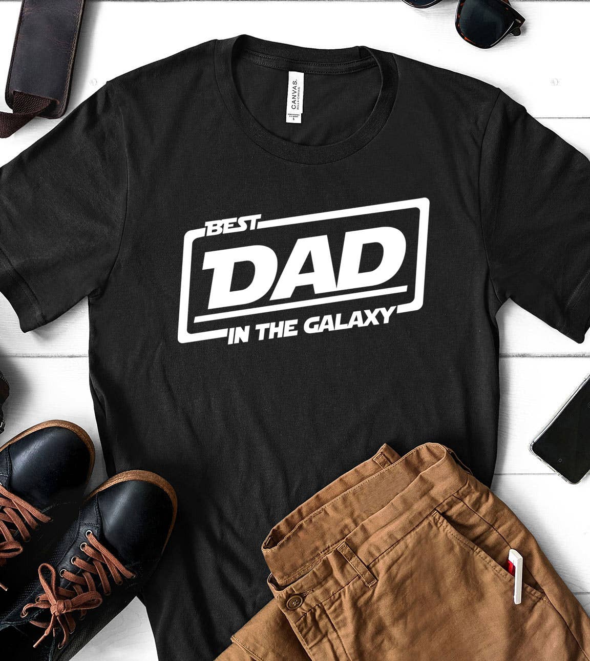 Best Dad in the - Dad Father's Day Gift Fun Cute T-Shirt Hoodie, Sweatshirt | PodTeesHub.com
