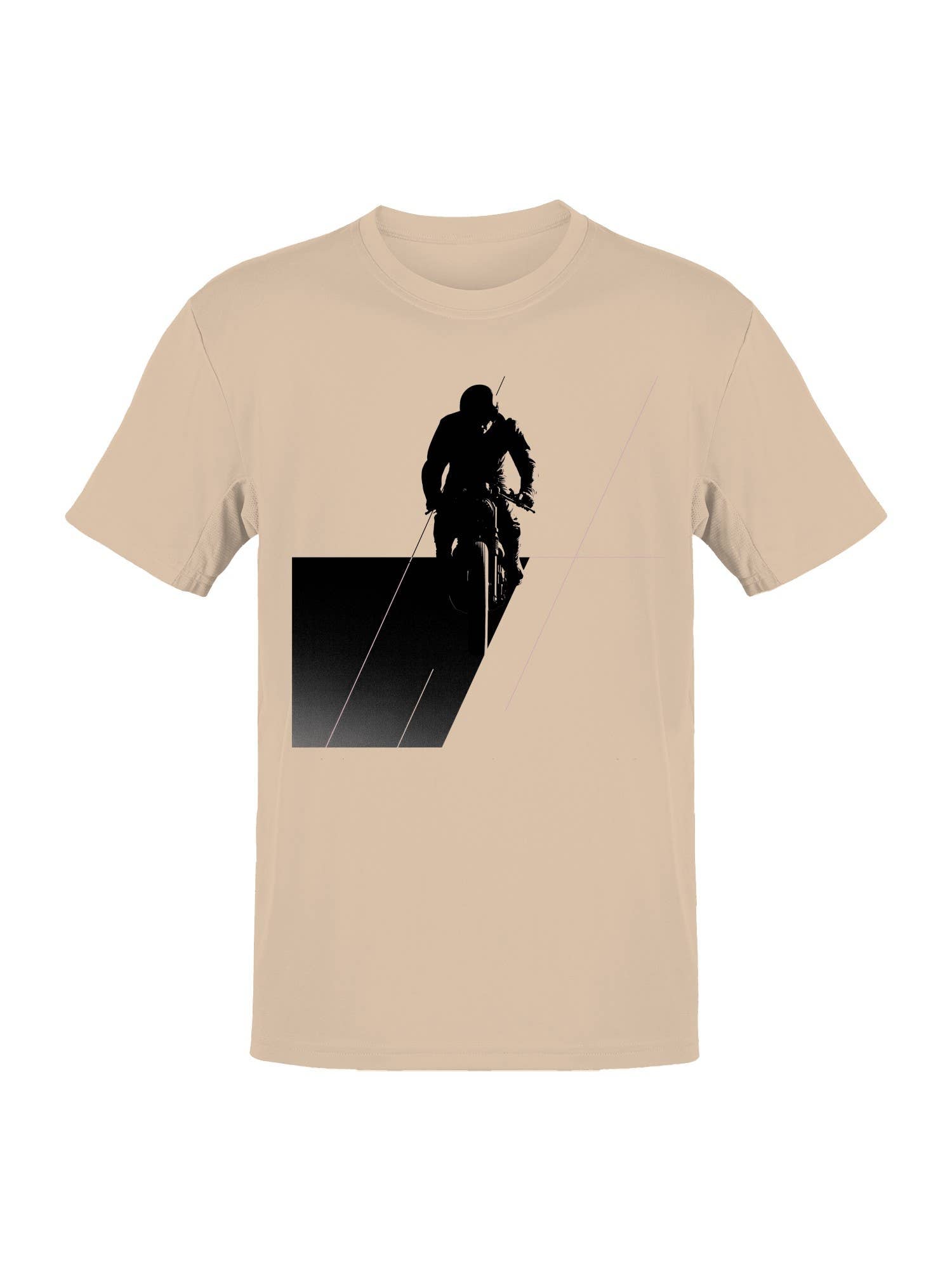 Bmx Rider Geometric Silhouette Art Men's T-Shirt Hoodie, Sweatshirt | PodTeesHub.com
