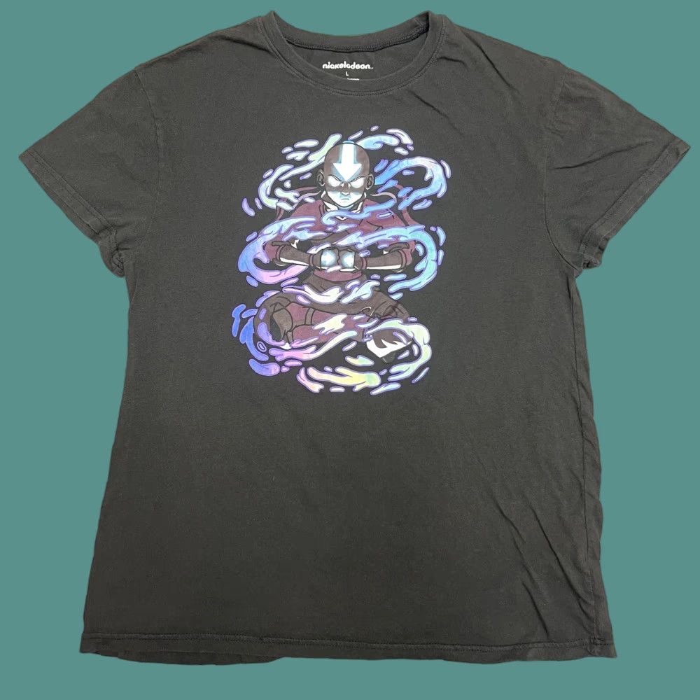 Vintage Avatar Last Airbender Shirt L Gray Vintage Crew Neck Short Sleeve Cotton Anime C T-Shirts, Hoodie, Sweatshirt