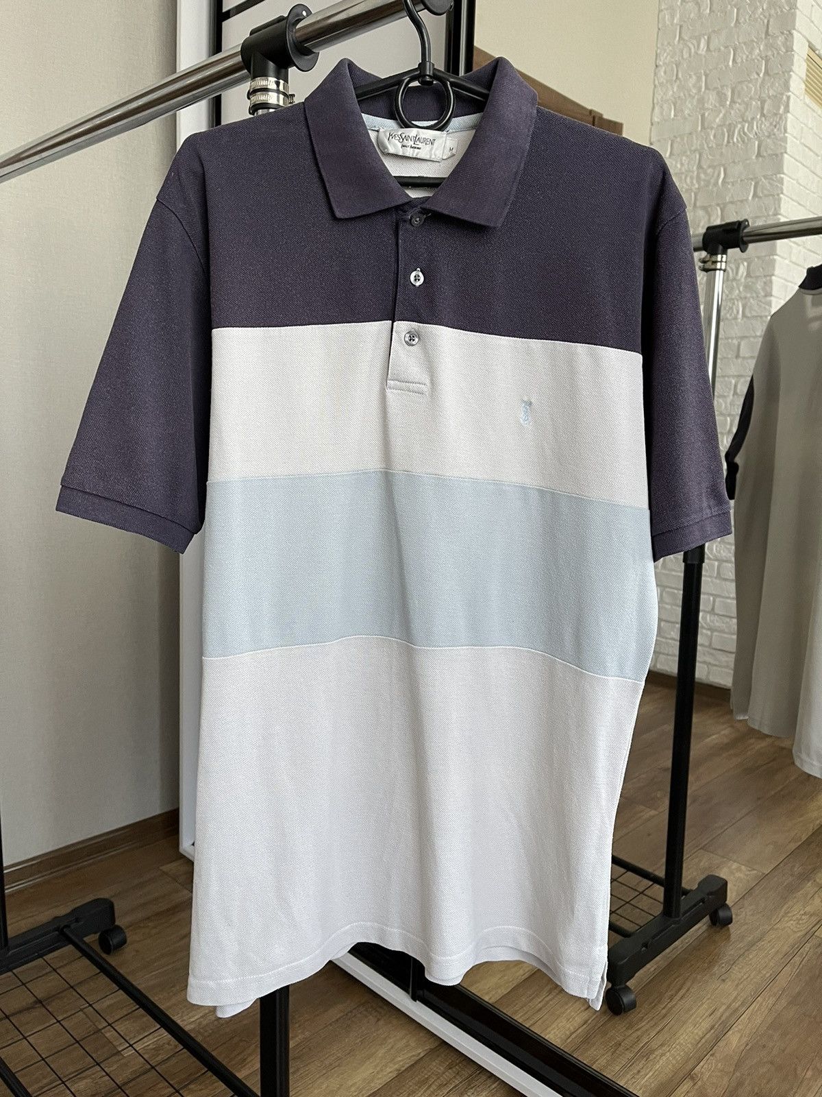 Saint Laurent Yves Saint Laurent Ysl Vintage Polo T Shirt Tee 90s Hoodie, Sweatshirt | PodTeesHub.com