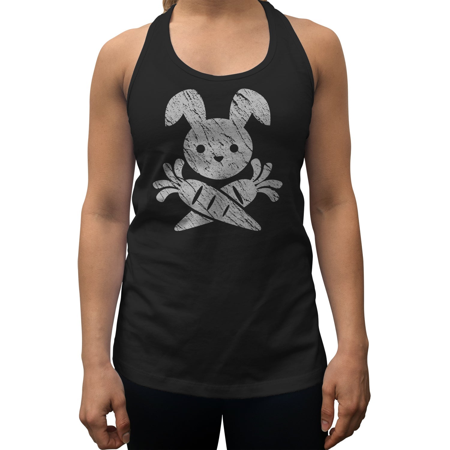 Women's Jolly Roger Bunny Racerback Tank Top