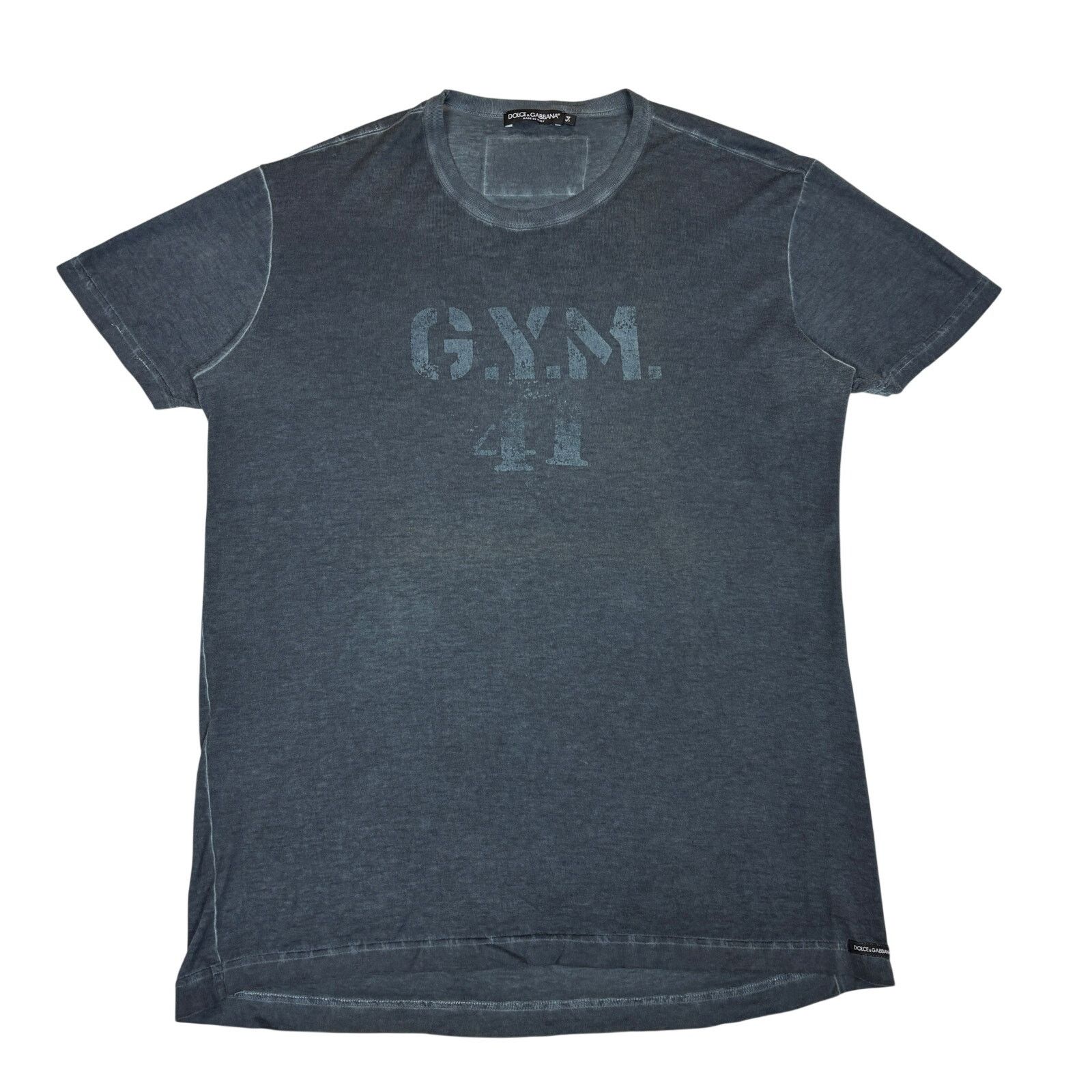Gabbana Rare Dolce Gabbana Gym Edition Faded Washed Tee Shirt Xl Hoodie, Sweatshirt | PodTeesHub.com
