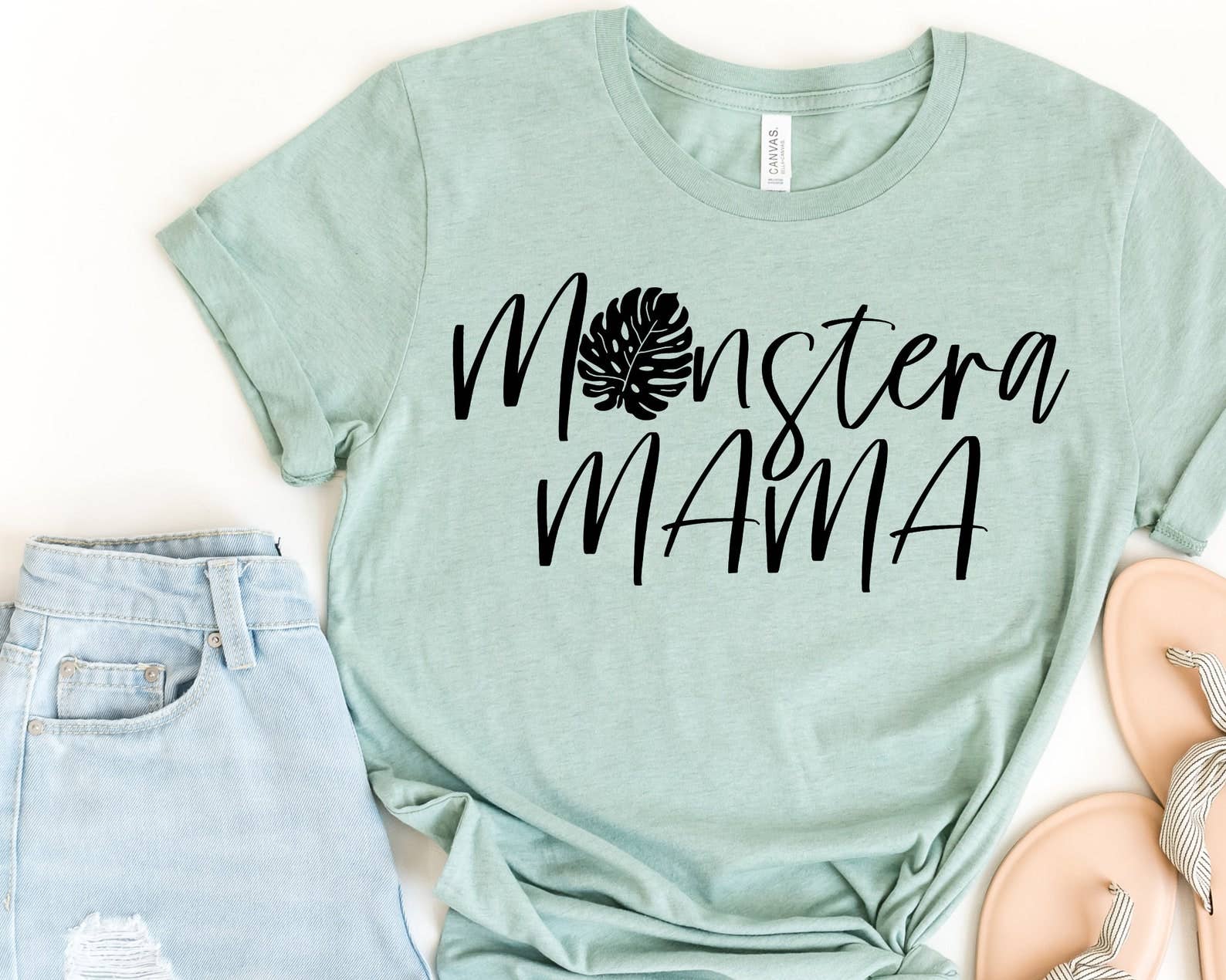 Monstera Mama T-Shirt Hoodie, Sweatshirt | PodTeesHub.com