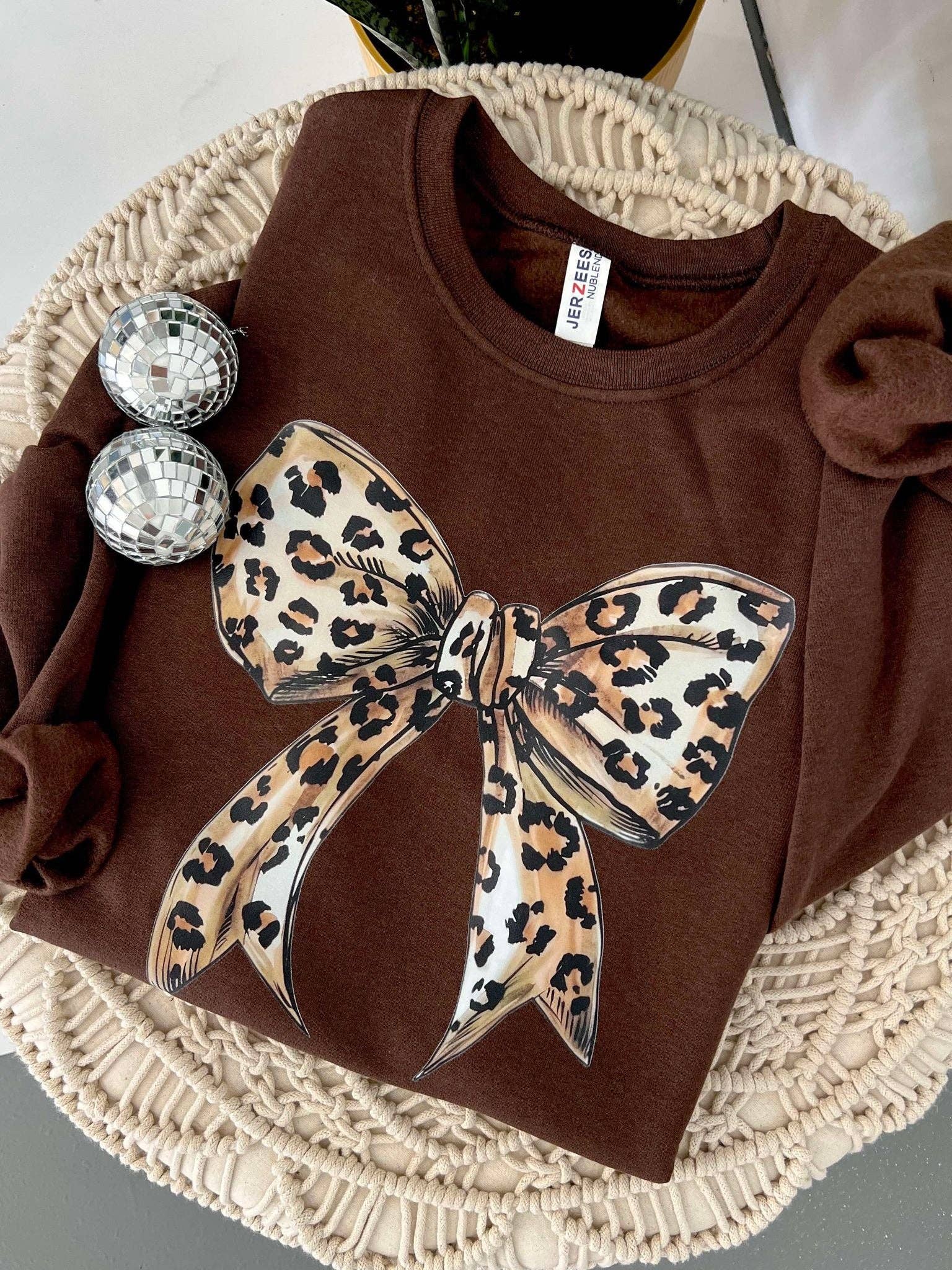 Cheetah Print So Coquette Bow Dtf Sweatshirt T-Shirts, Hoodie | PodTeesHub.com