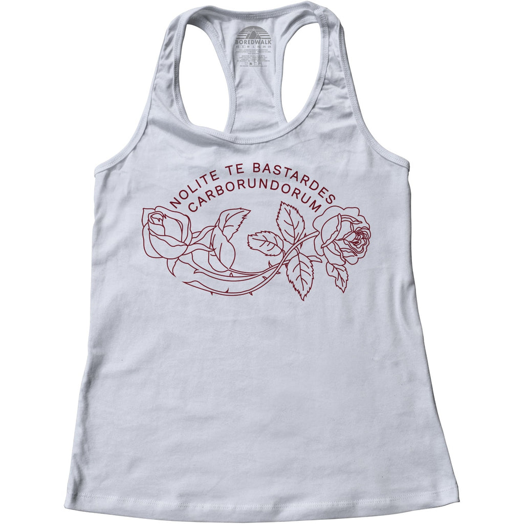 Women's Nolite Te Bastardes Carborundorum Racerback Tank Top