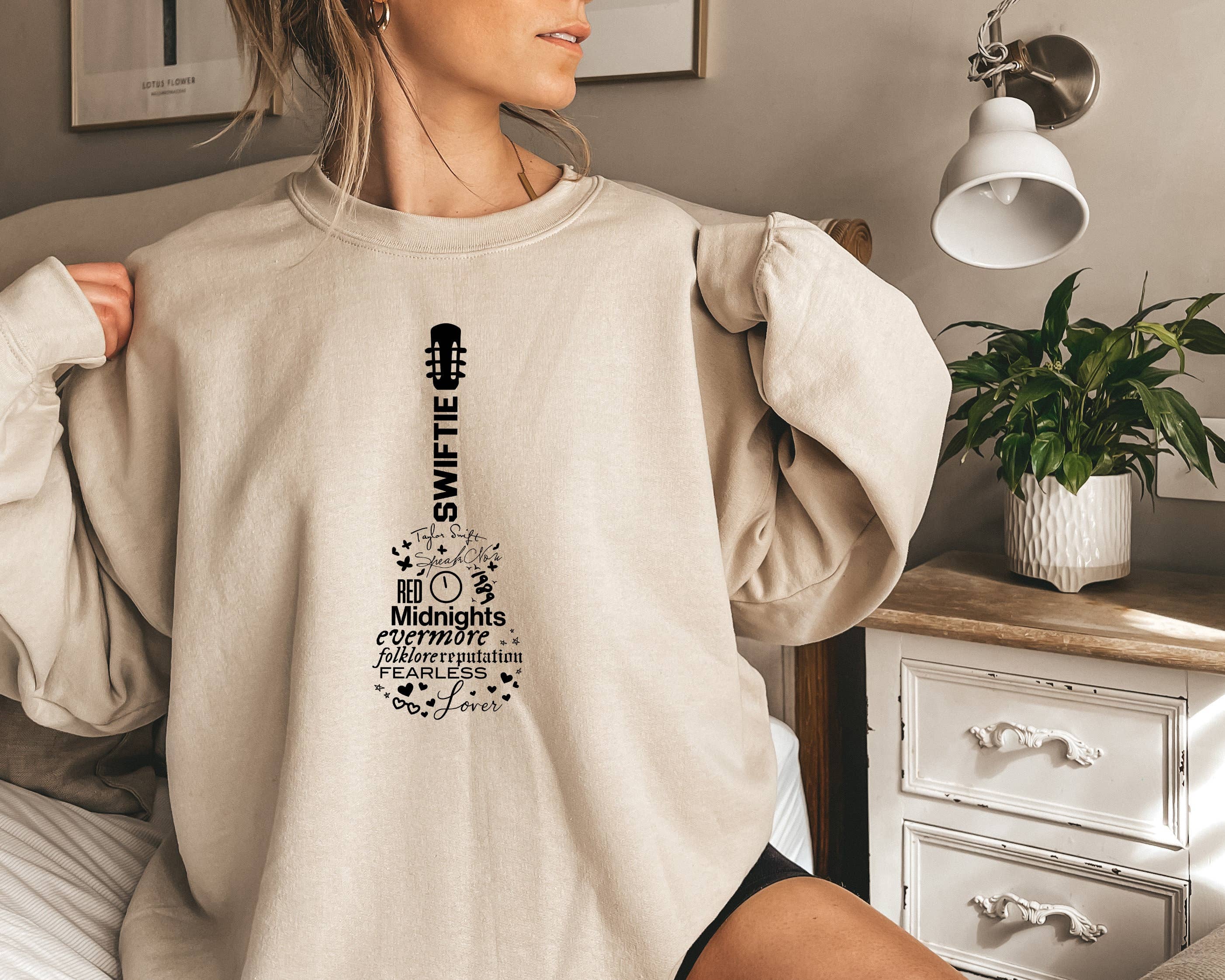 Swiftie Album Titles Tribute Sweatshirt T-Shirts, Hoodie | PodTeesHub.com